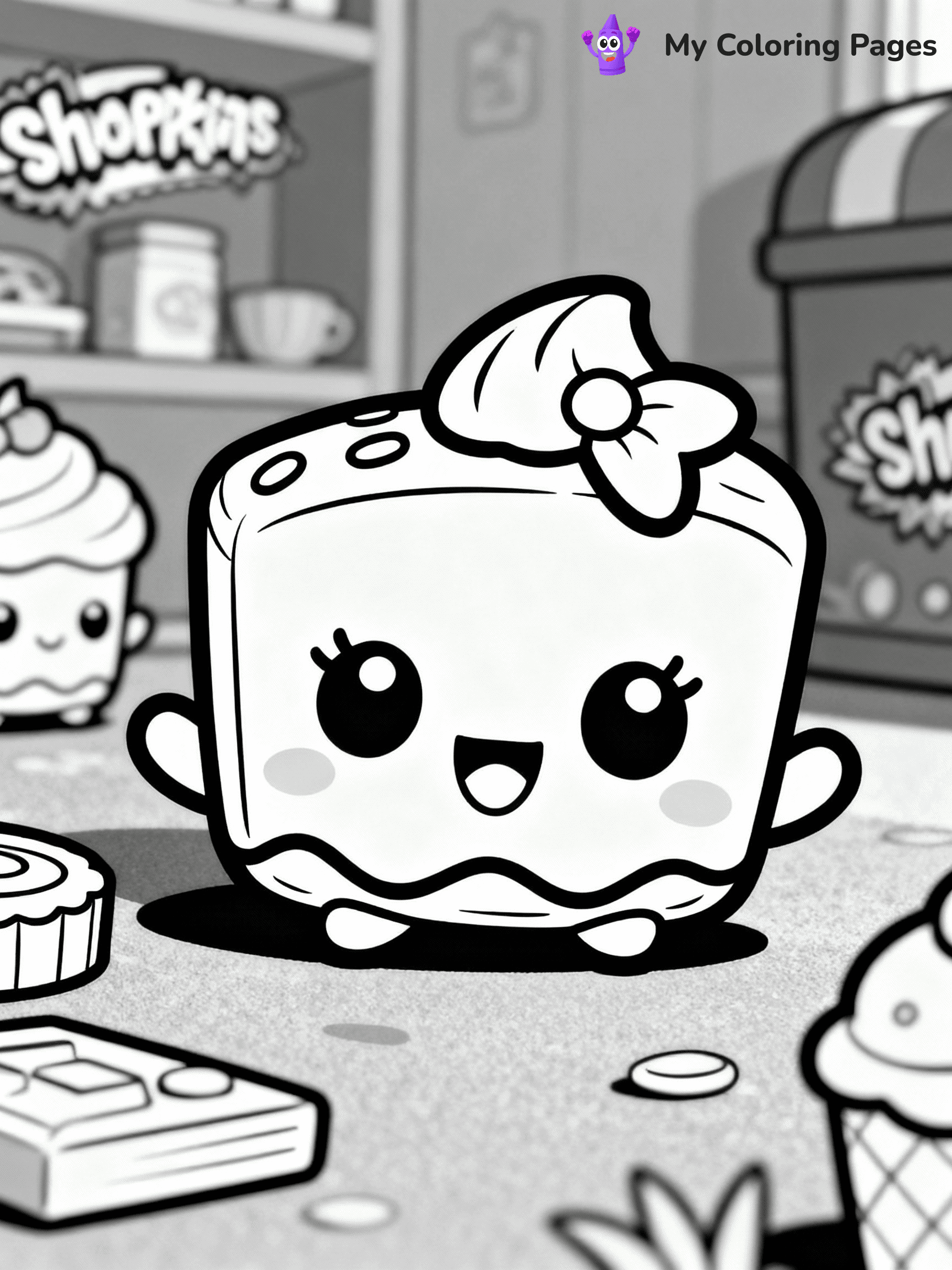Shopkins Coloring Pages - 33