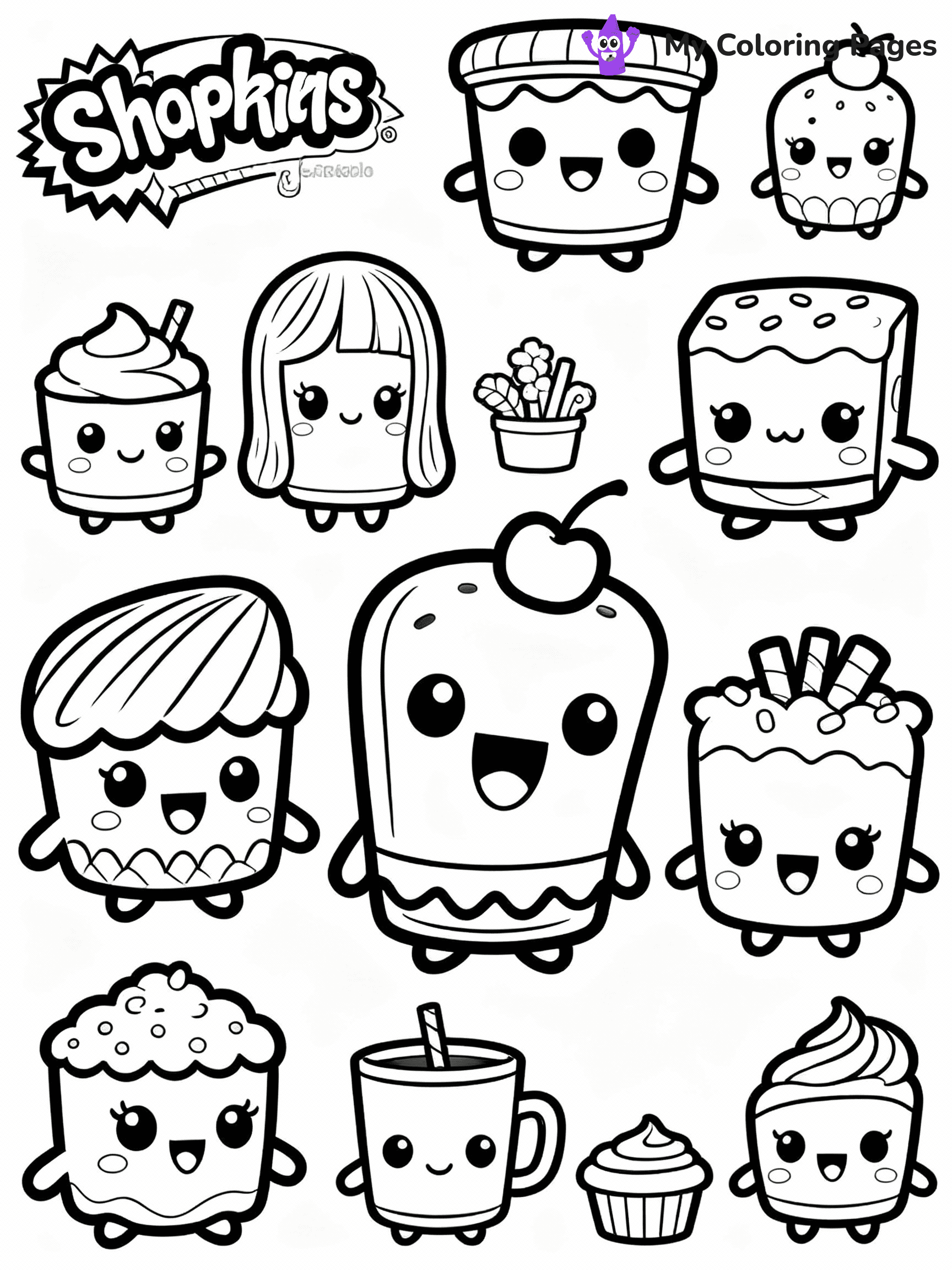 Shopkins Coloring Pages - 27