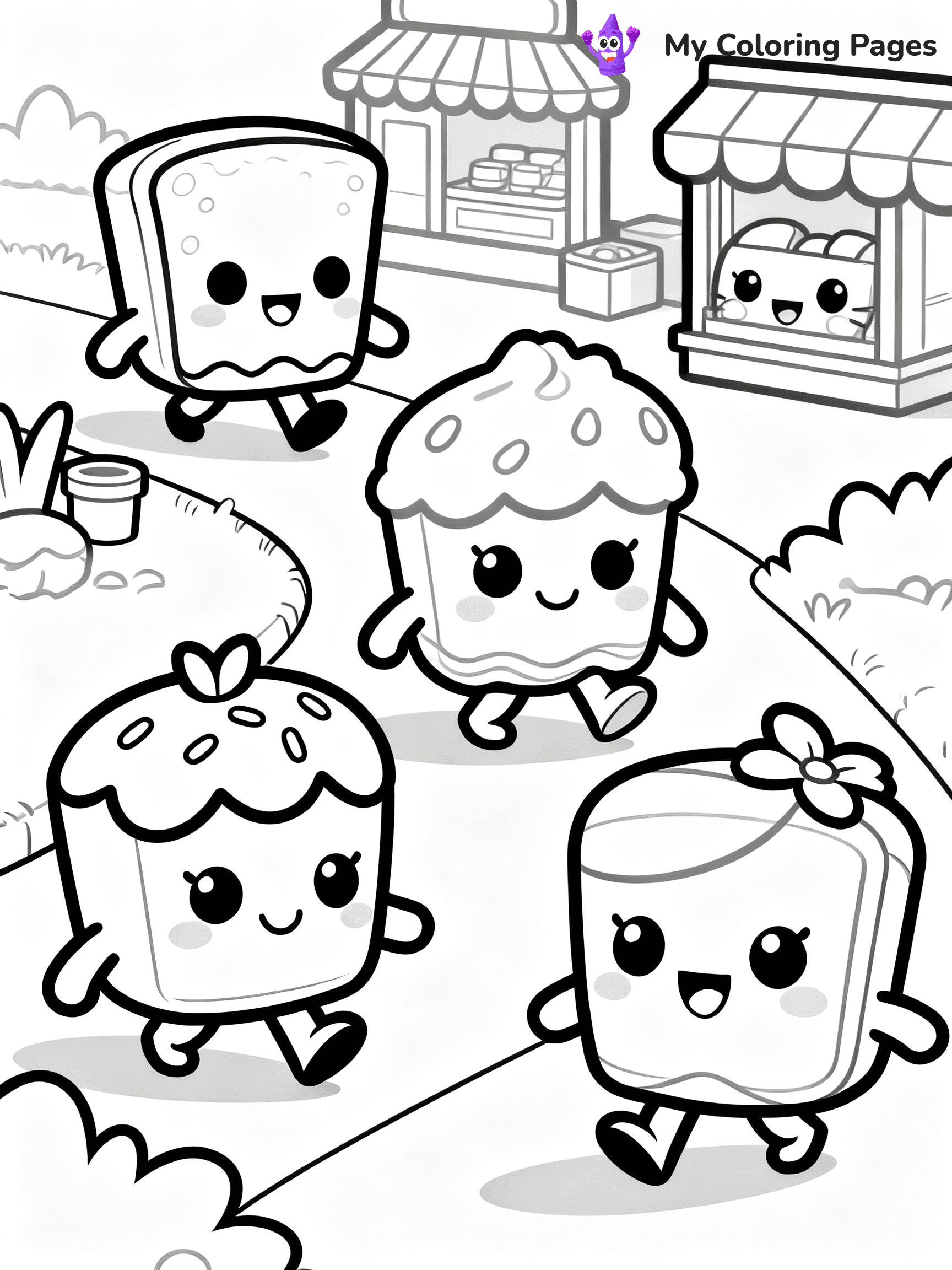 Shopkins Coloring Pages - 1