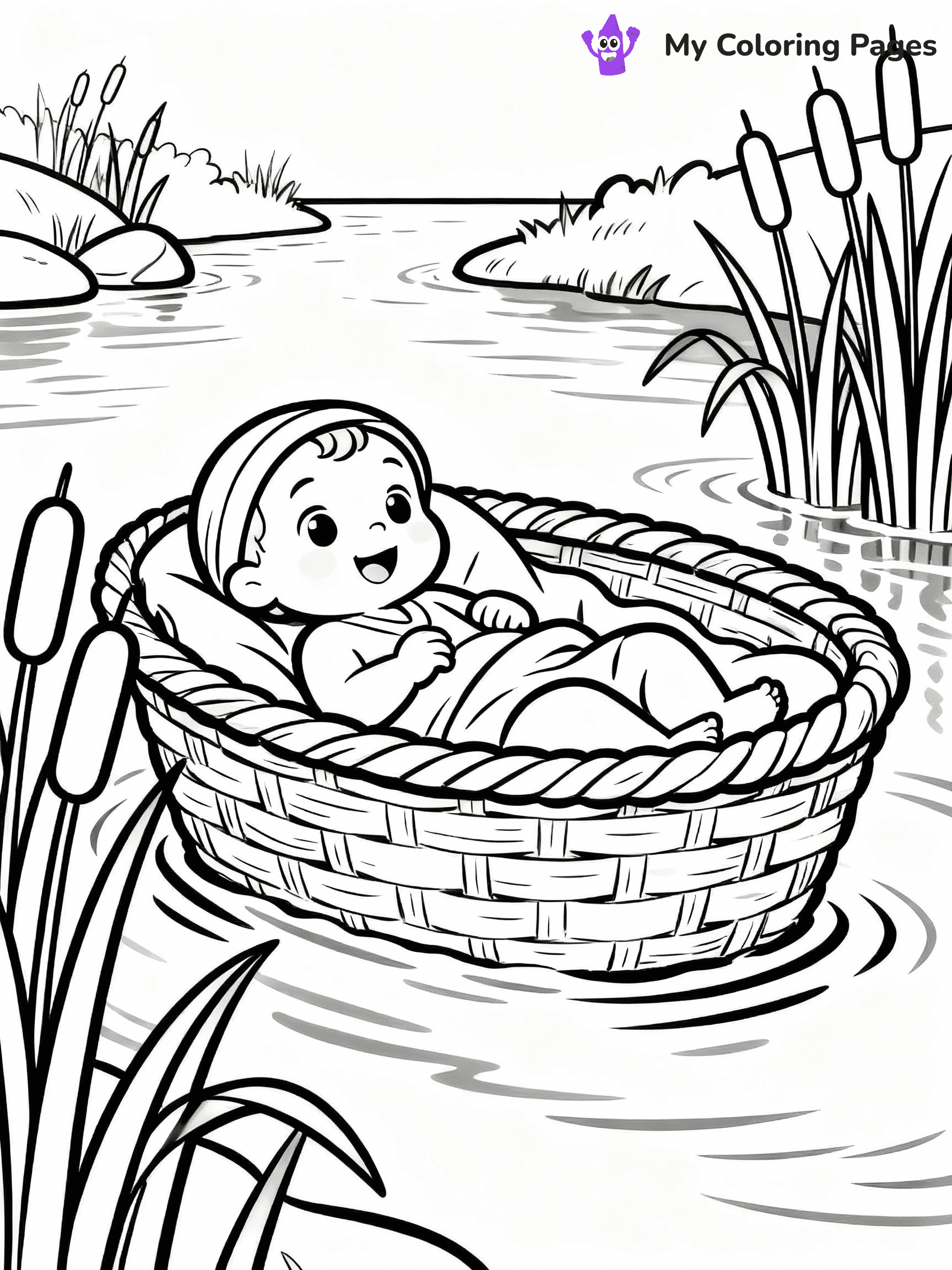 Moses Coloring Pages - 39