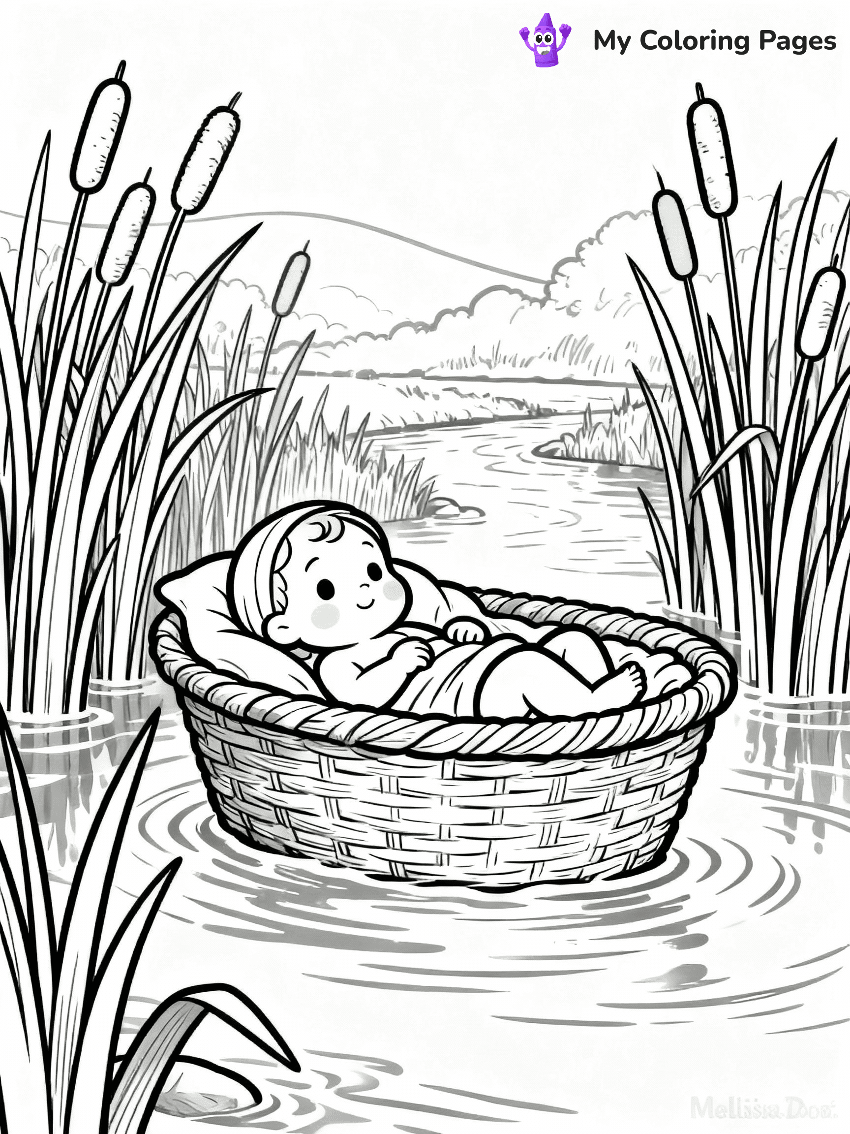 Moses Coloring Pages - 38