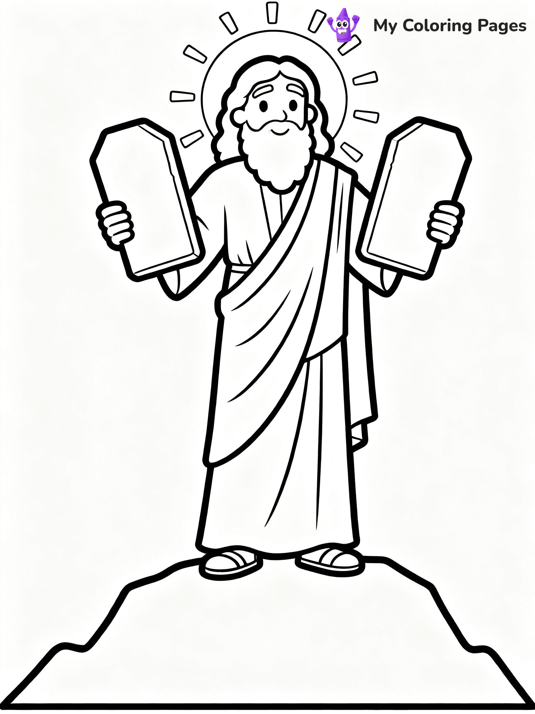Moses Coloring Pages - 35