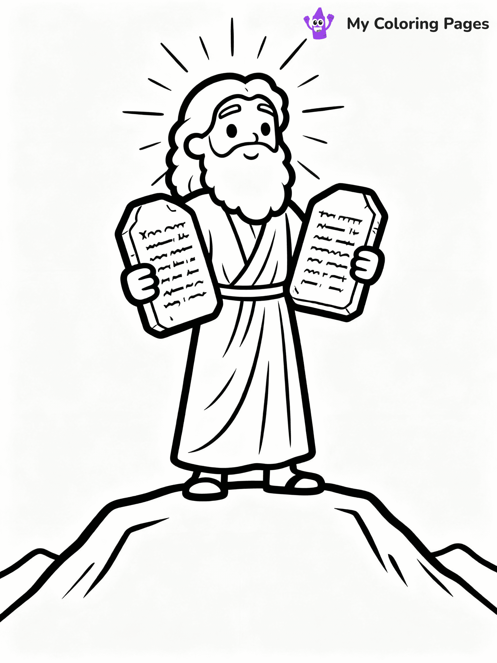 Moses Coloring Pages - 31