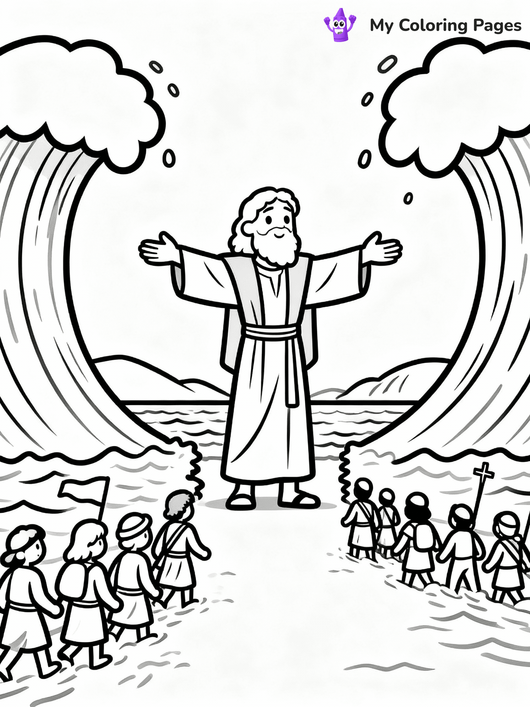 Moses Coloring Pages - 21