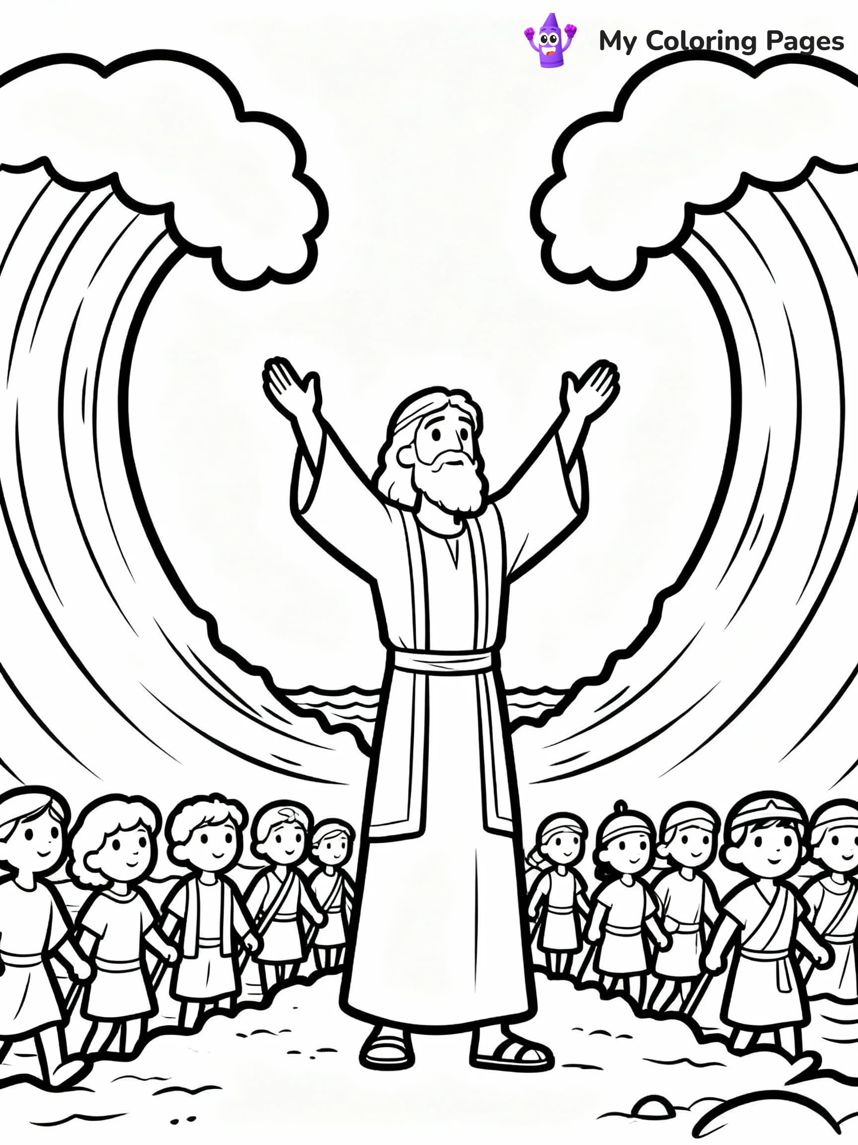 Moses Coloring Pages - 20