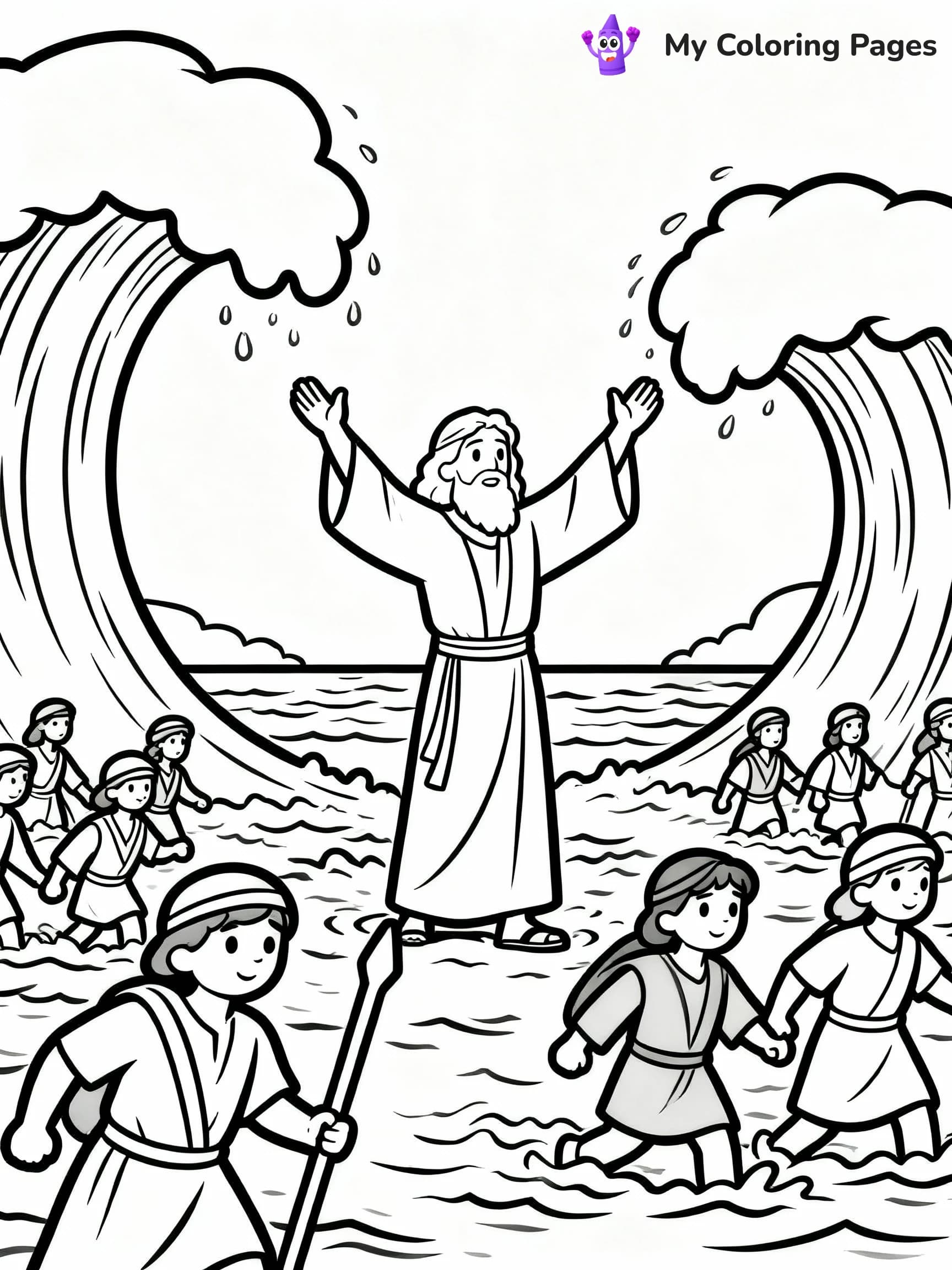 Moses Coloring Pages - 15