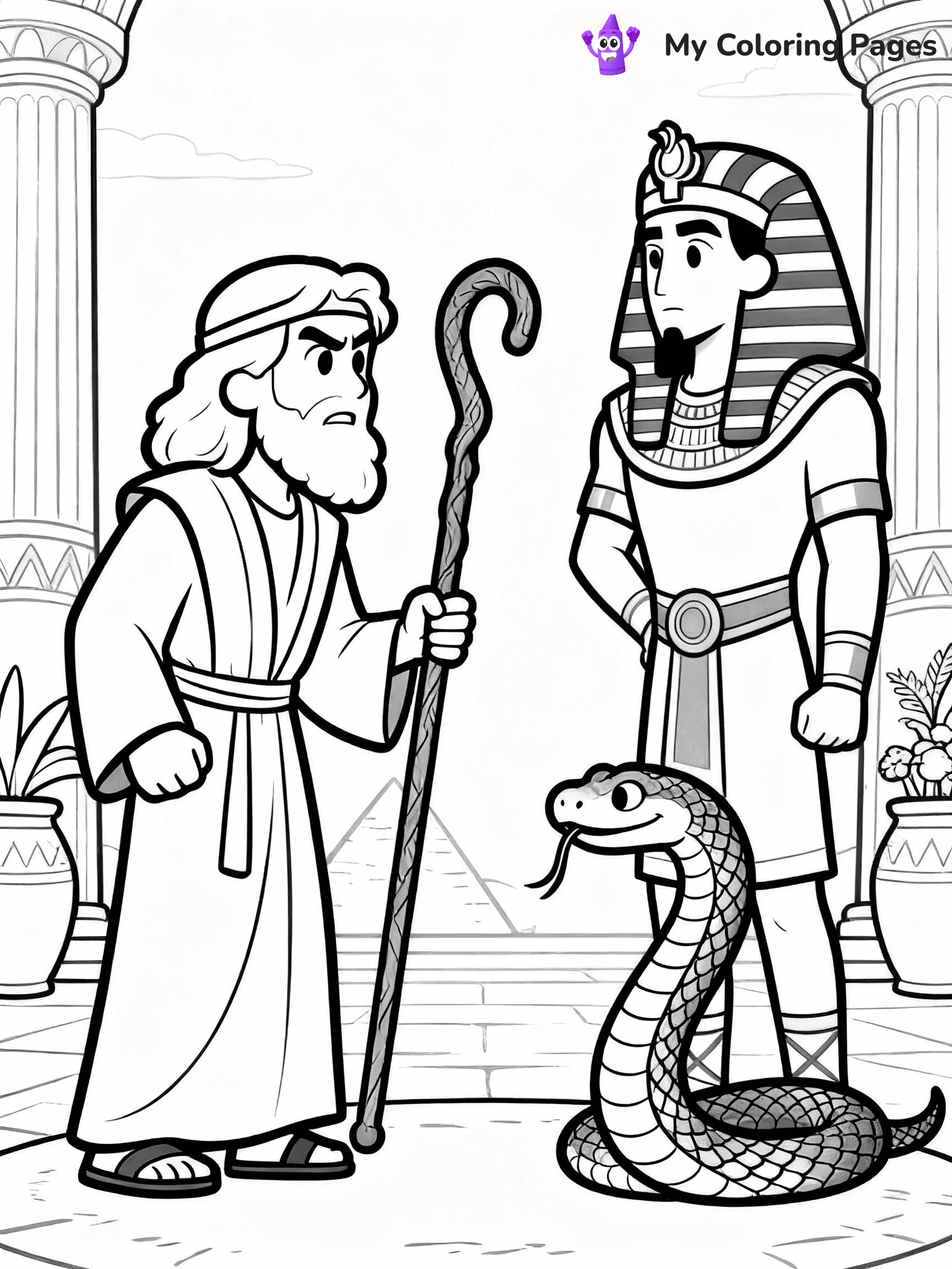 Moses Coloring Pages - 14