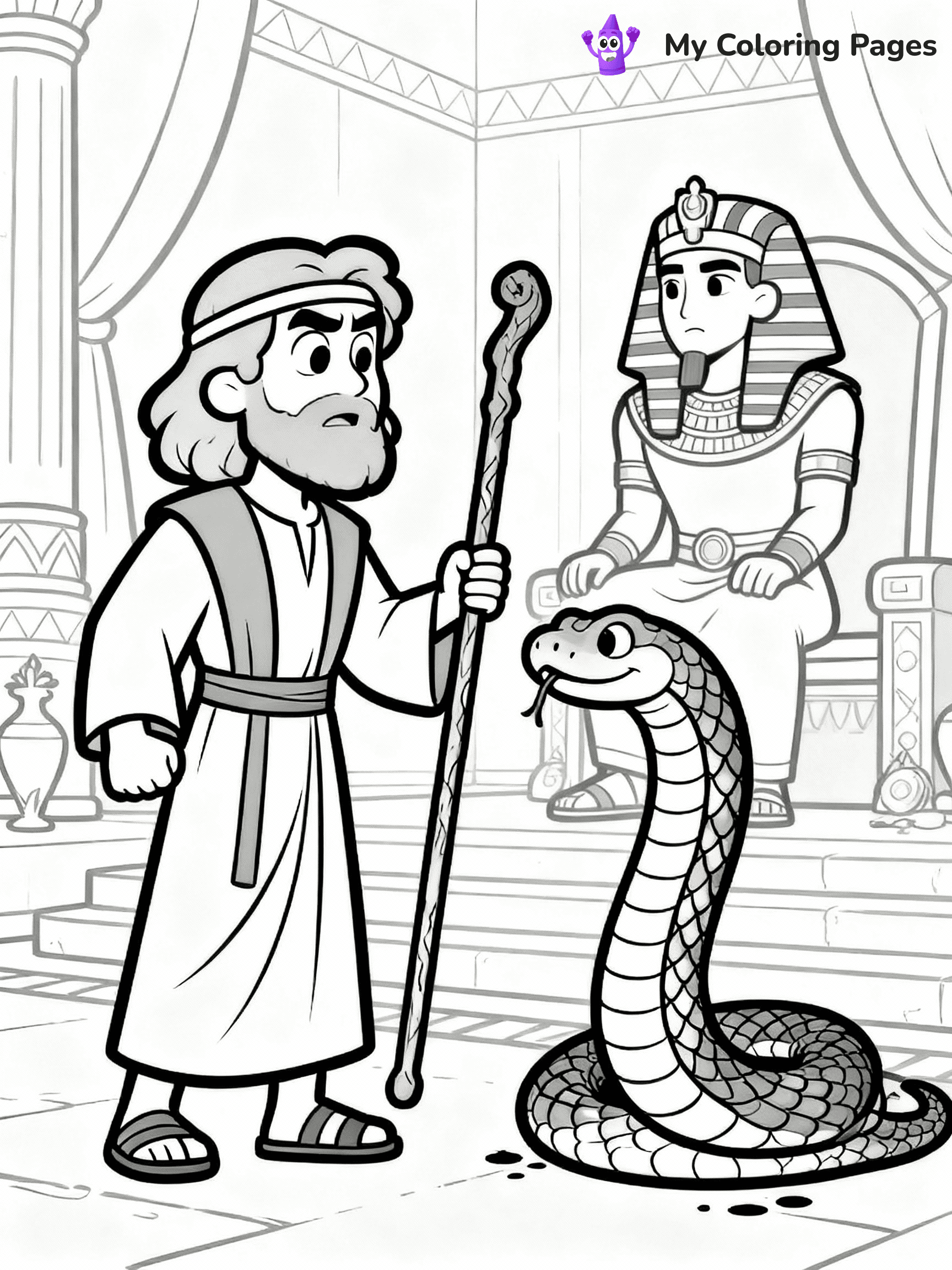 Moses Coloring Pages - 12