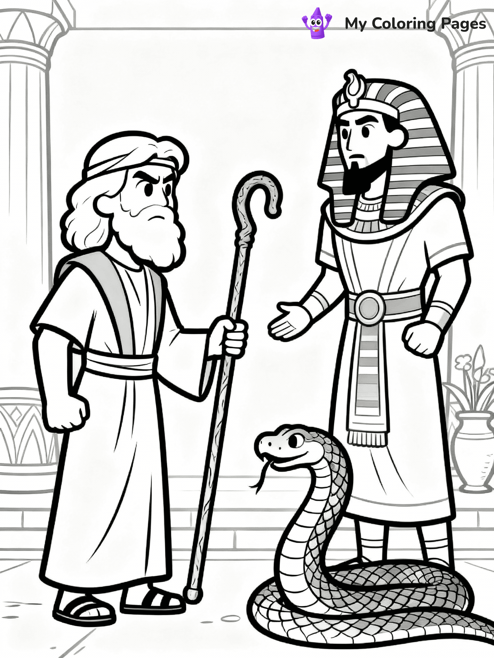 Moses Coloring Pages - 11