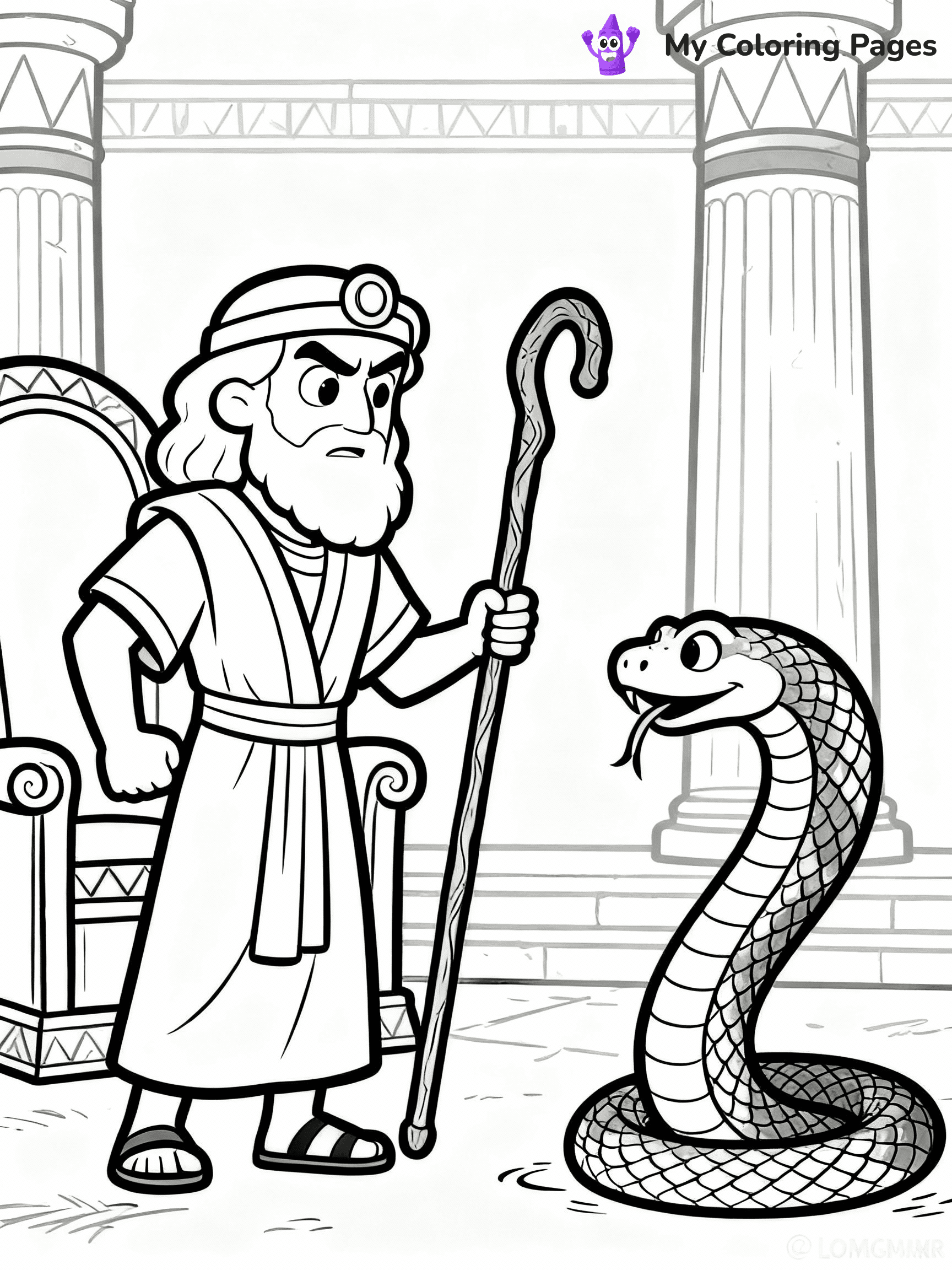 Moses Coloring Pages - 9