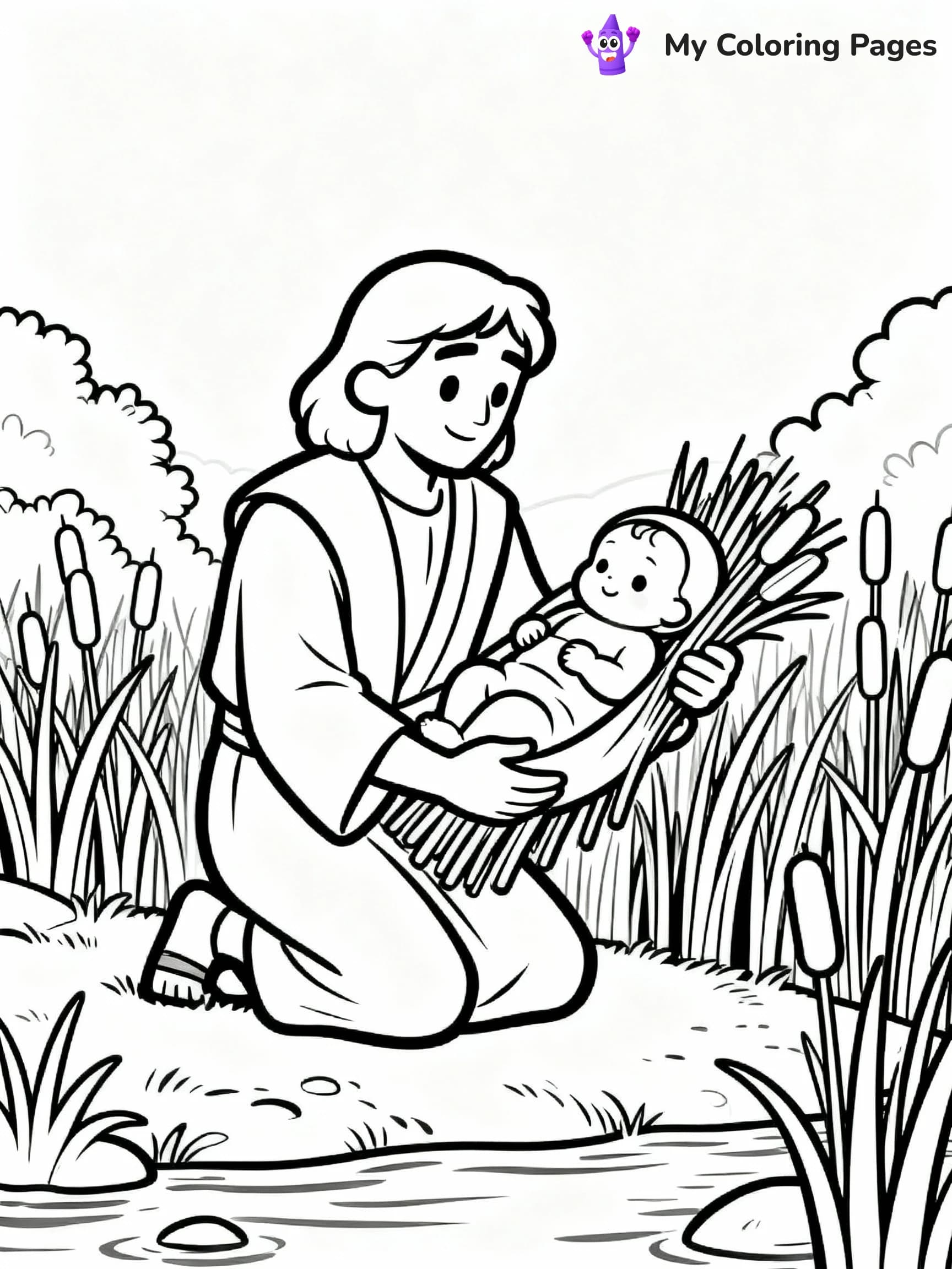 Moses Coloring Pages - 6