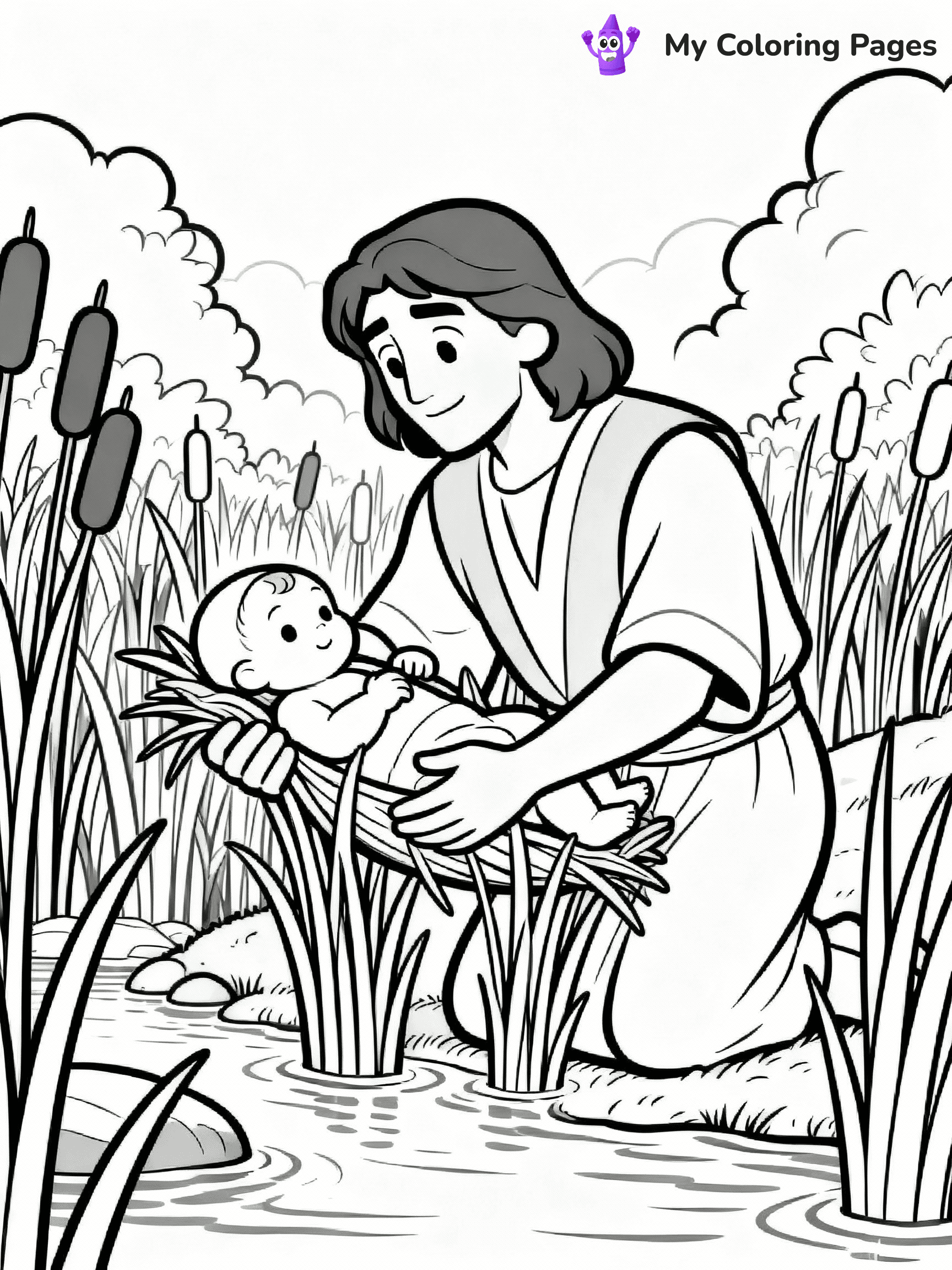 Moses Coloring Pages - 4