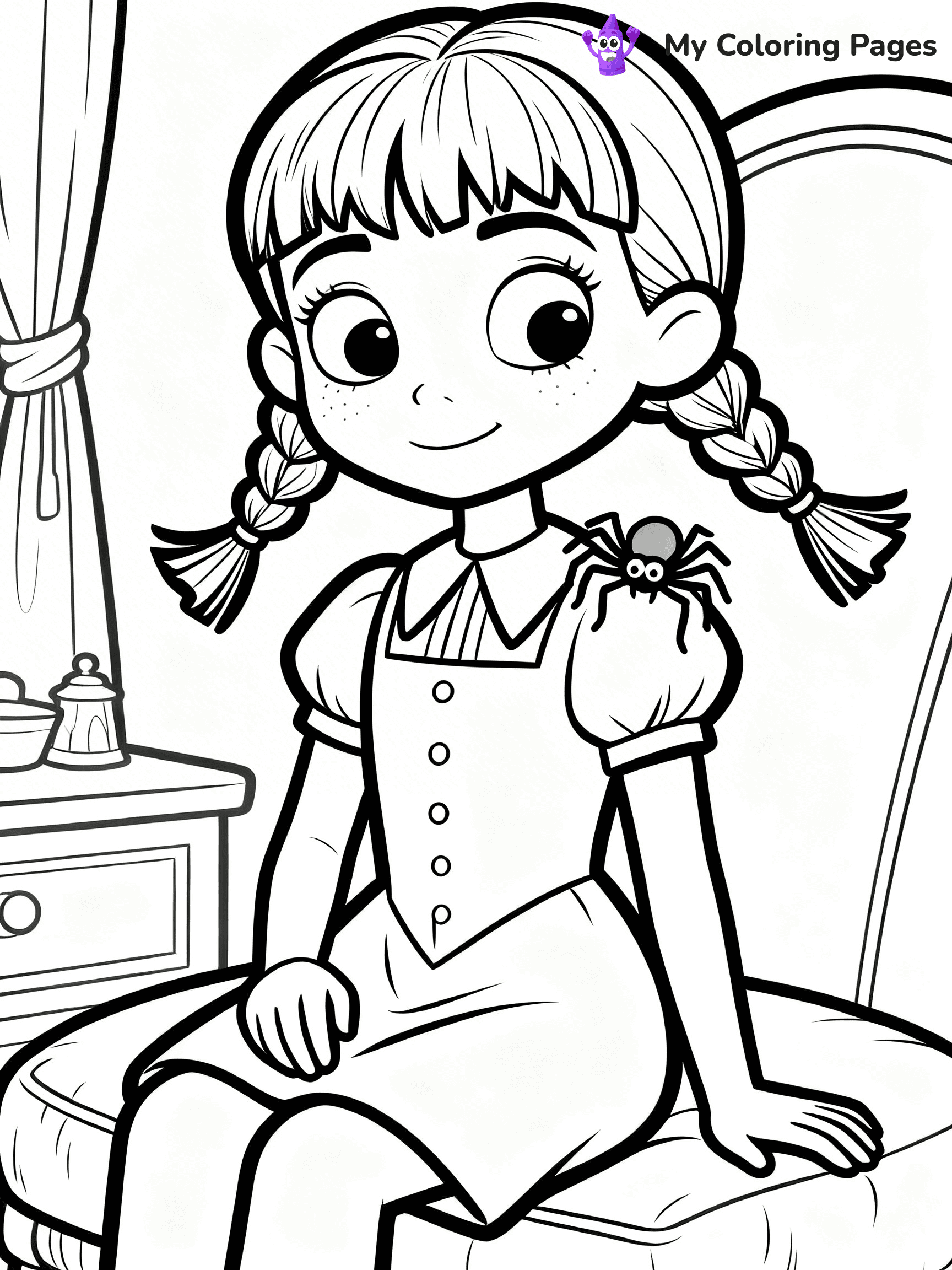 Addams Family Coloring Pages - 9