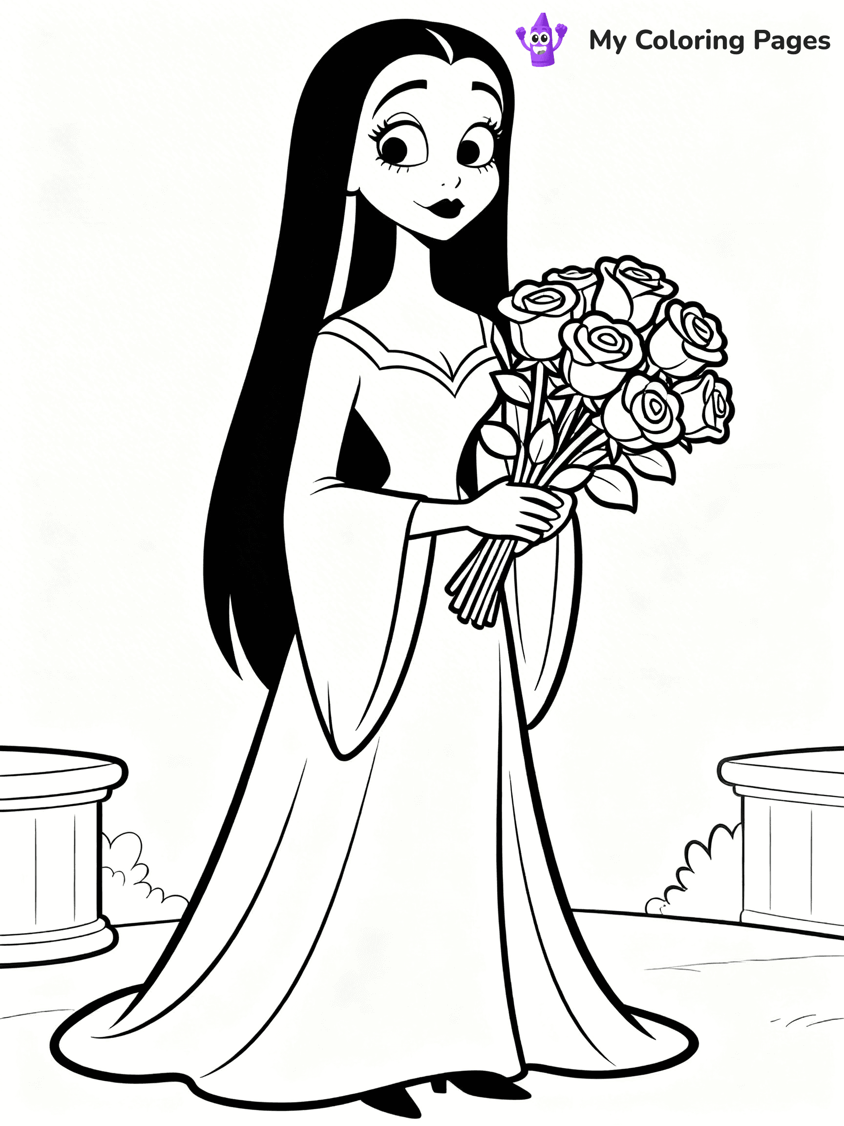 Addams Family Coloring Pages - 6