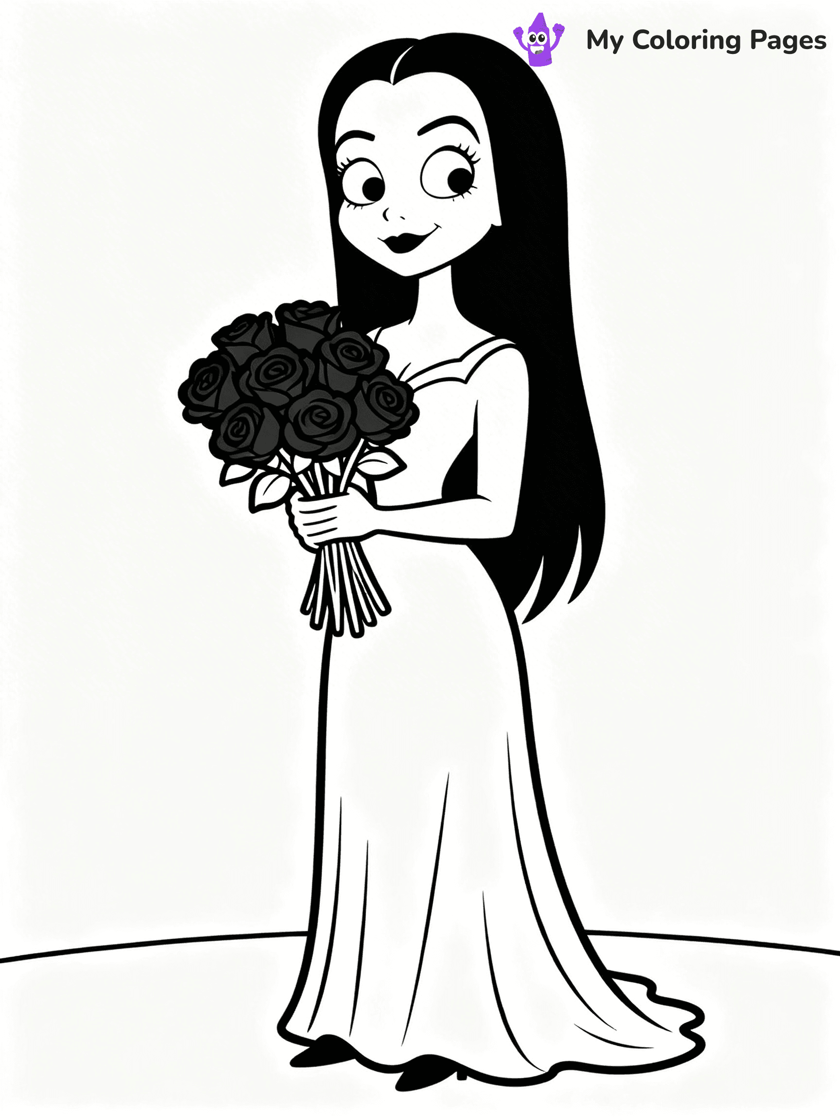 Addams Family Coloring Pages - 5