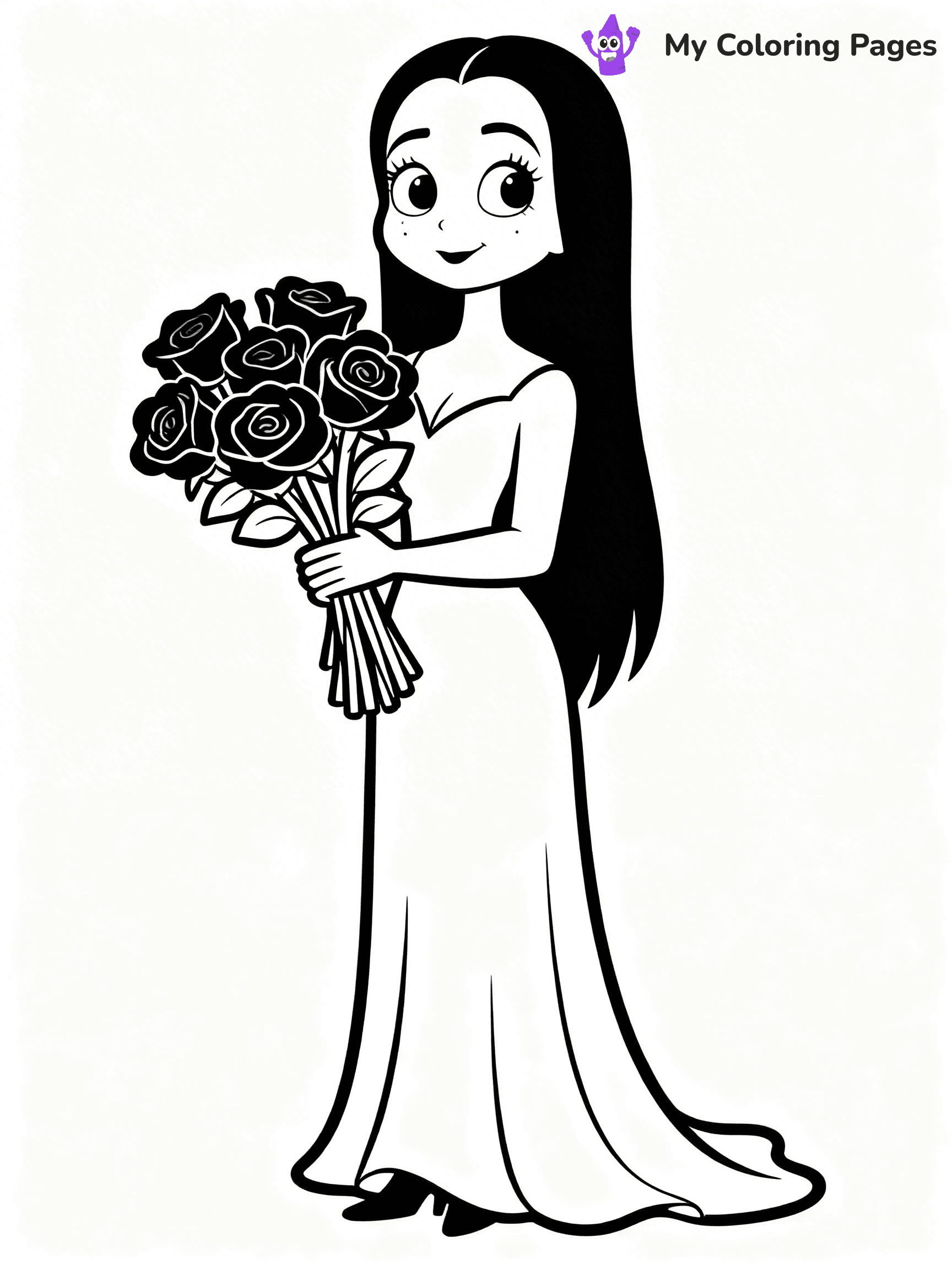 Addams Family Coloring Pages - 3