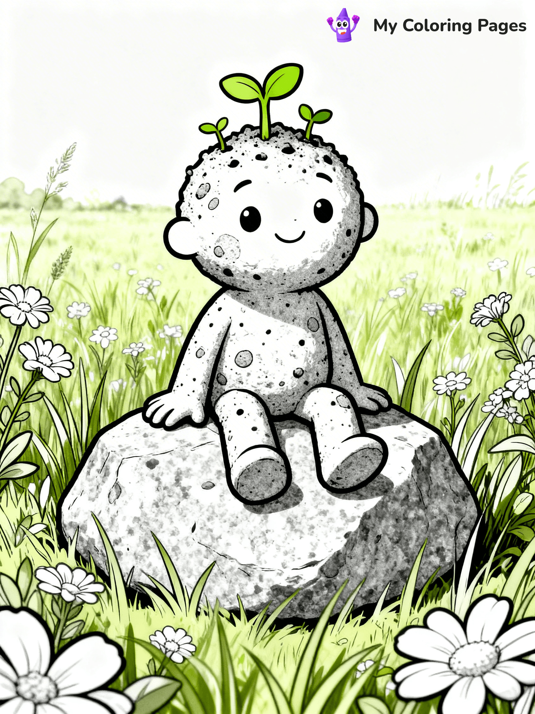 Elemental Coloring Pages - 9