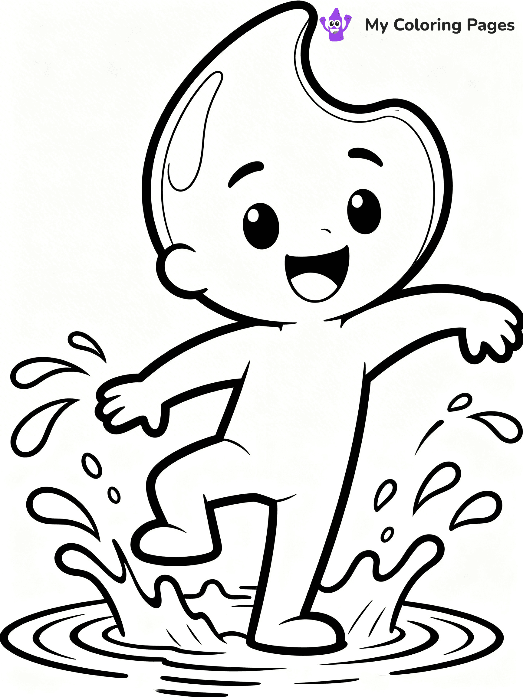 Elemental Coloring Pages - 3
