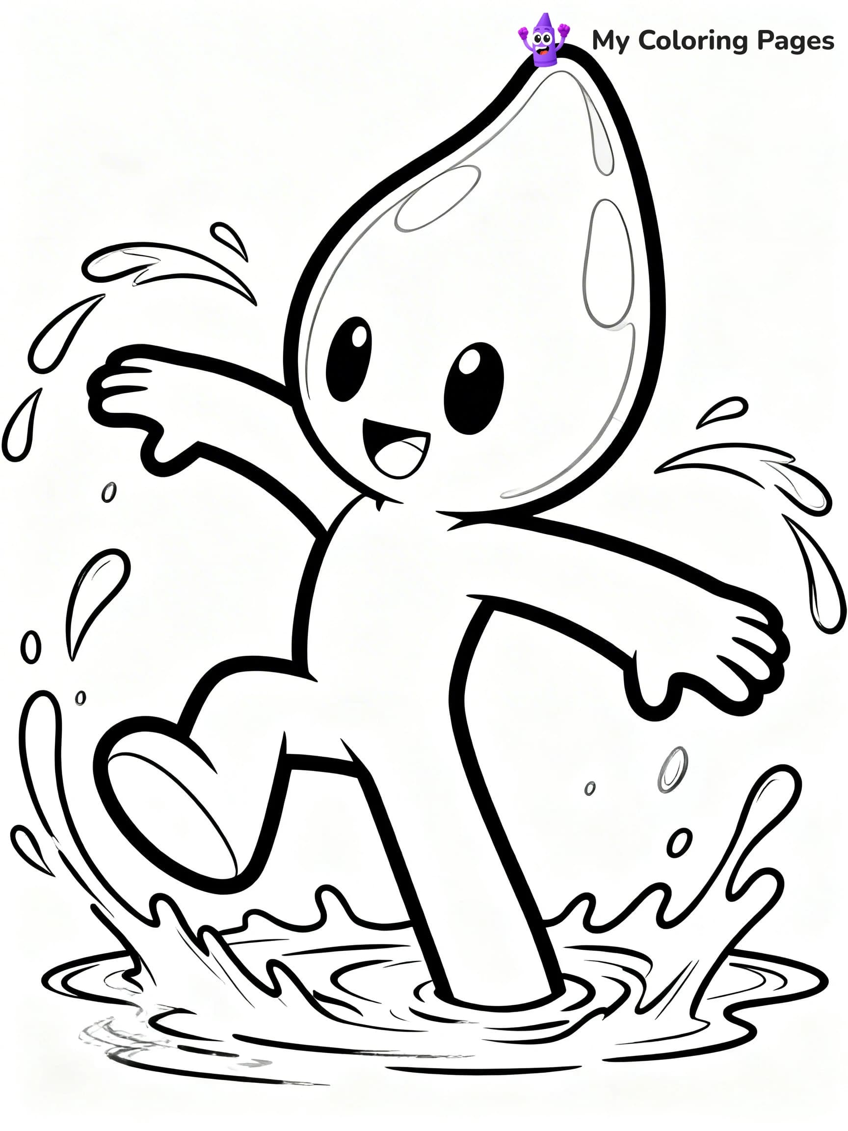 Elemental Coloring Pages - 2