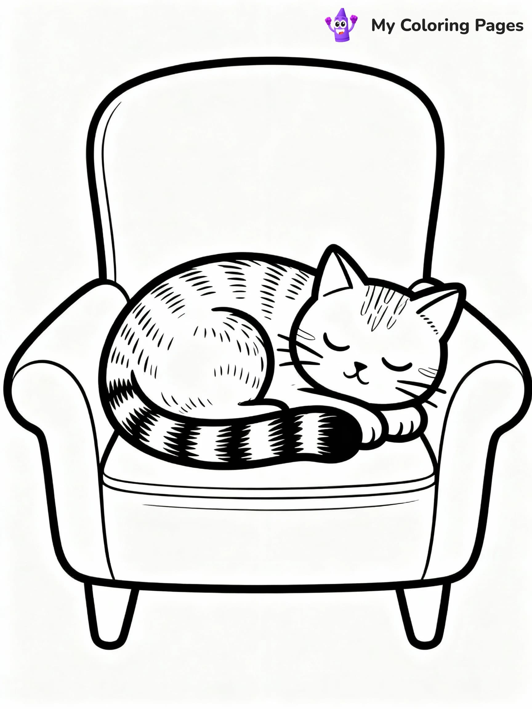 Cat Coloring Pages - 24