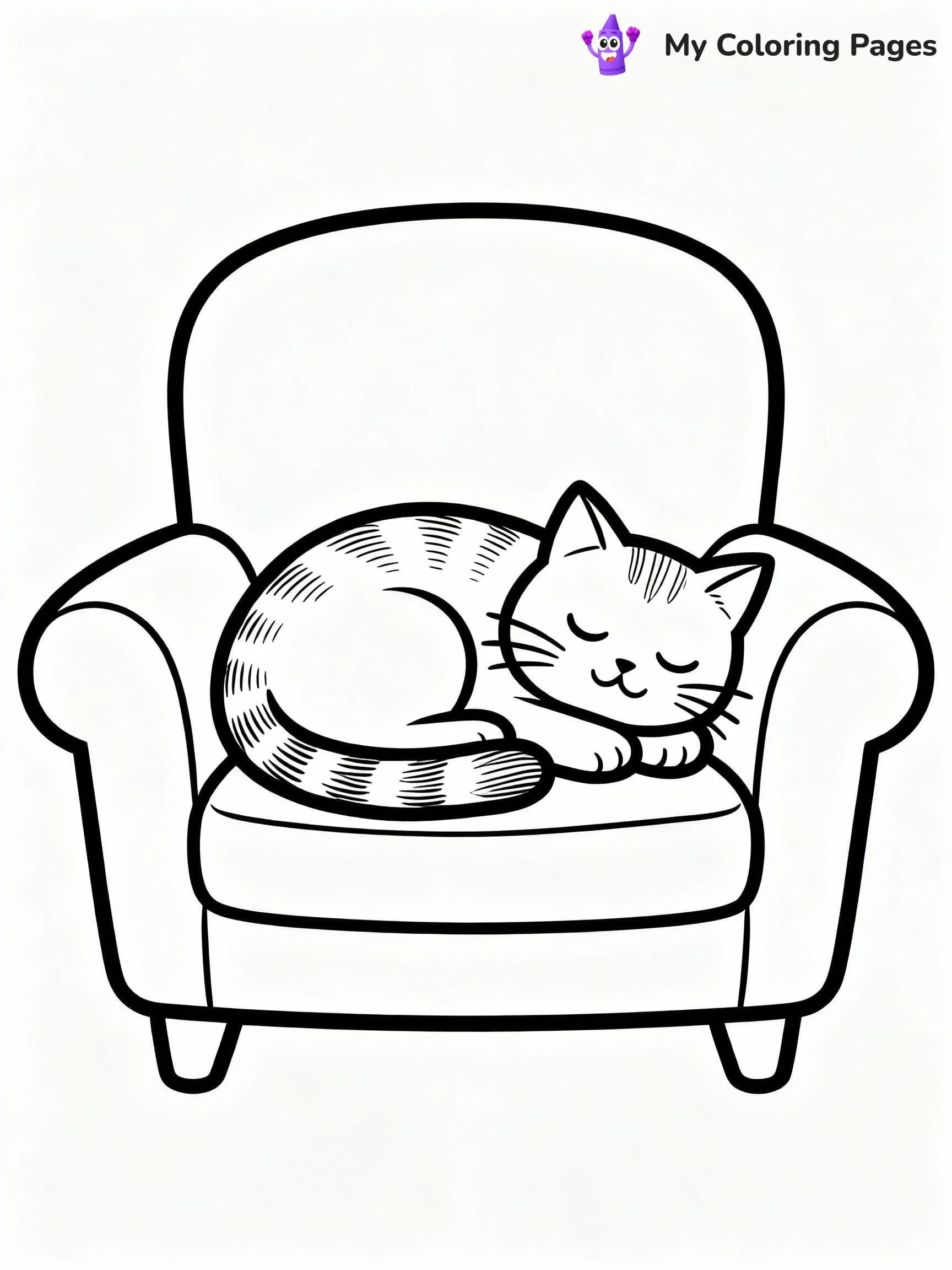 Cat Coloring Pages - 23