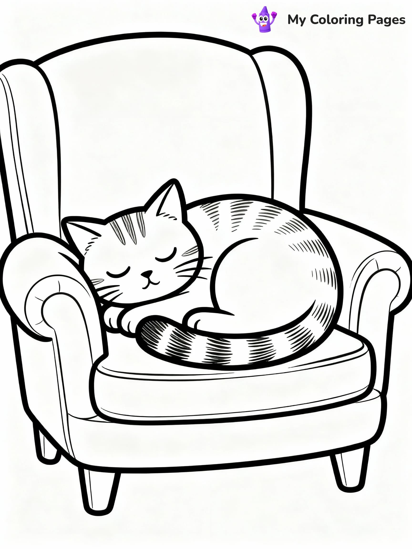Cat Coloring Pages - 22