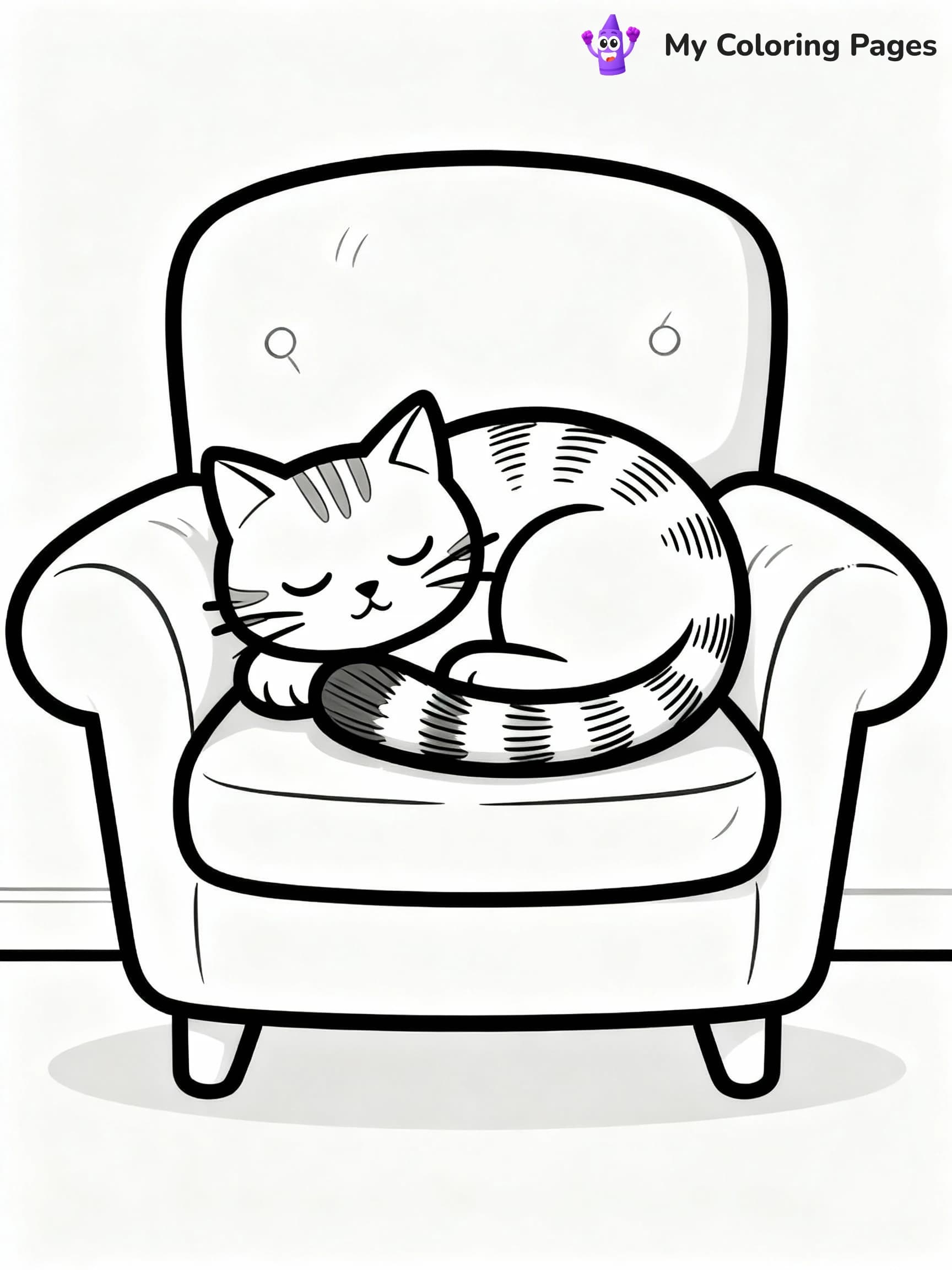 Cat Coloring Pages - 21