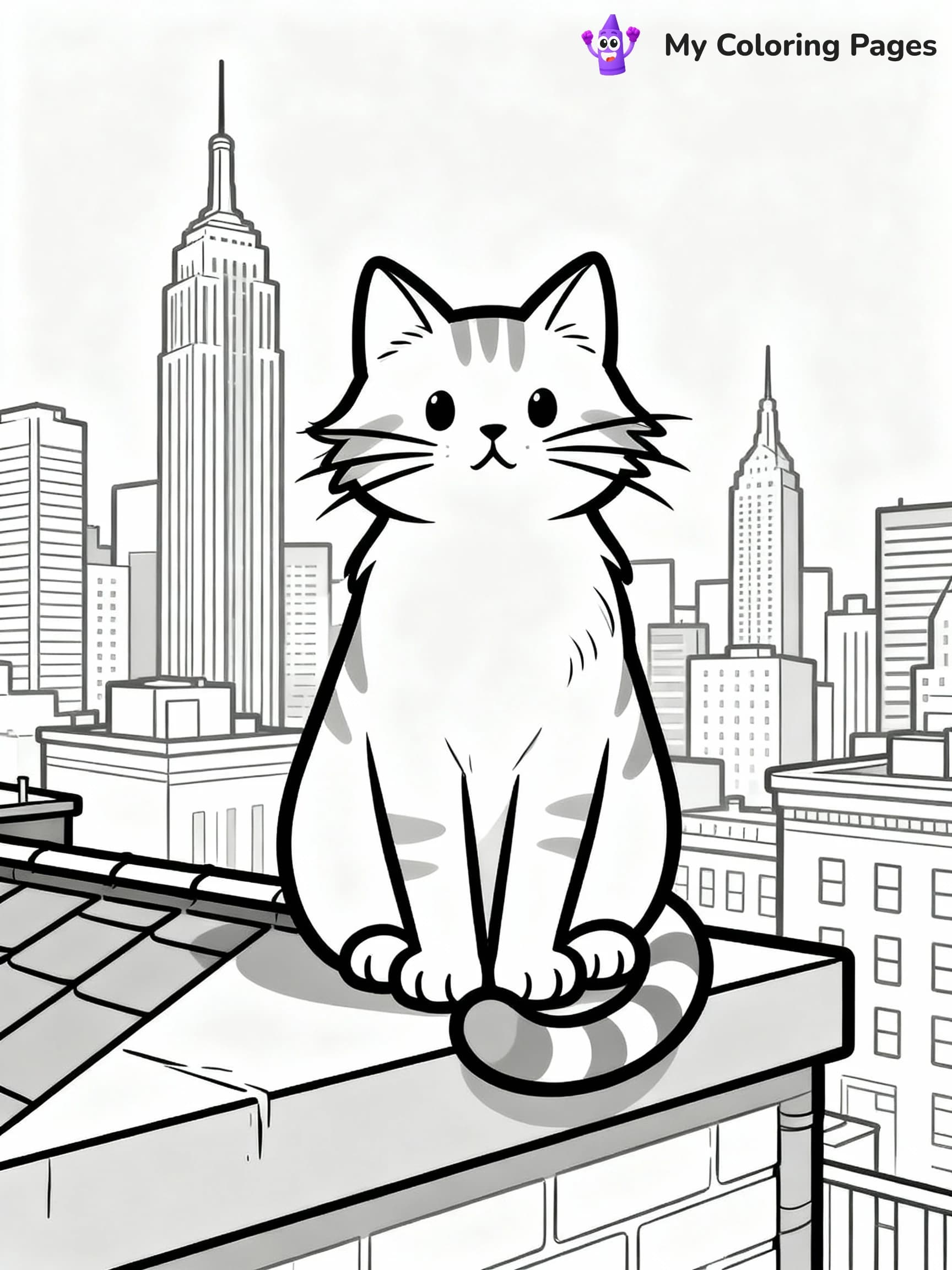 Cat Coloring Pages - 20