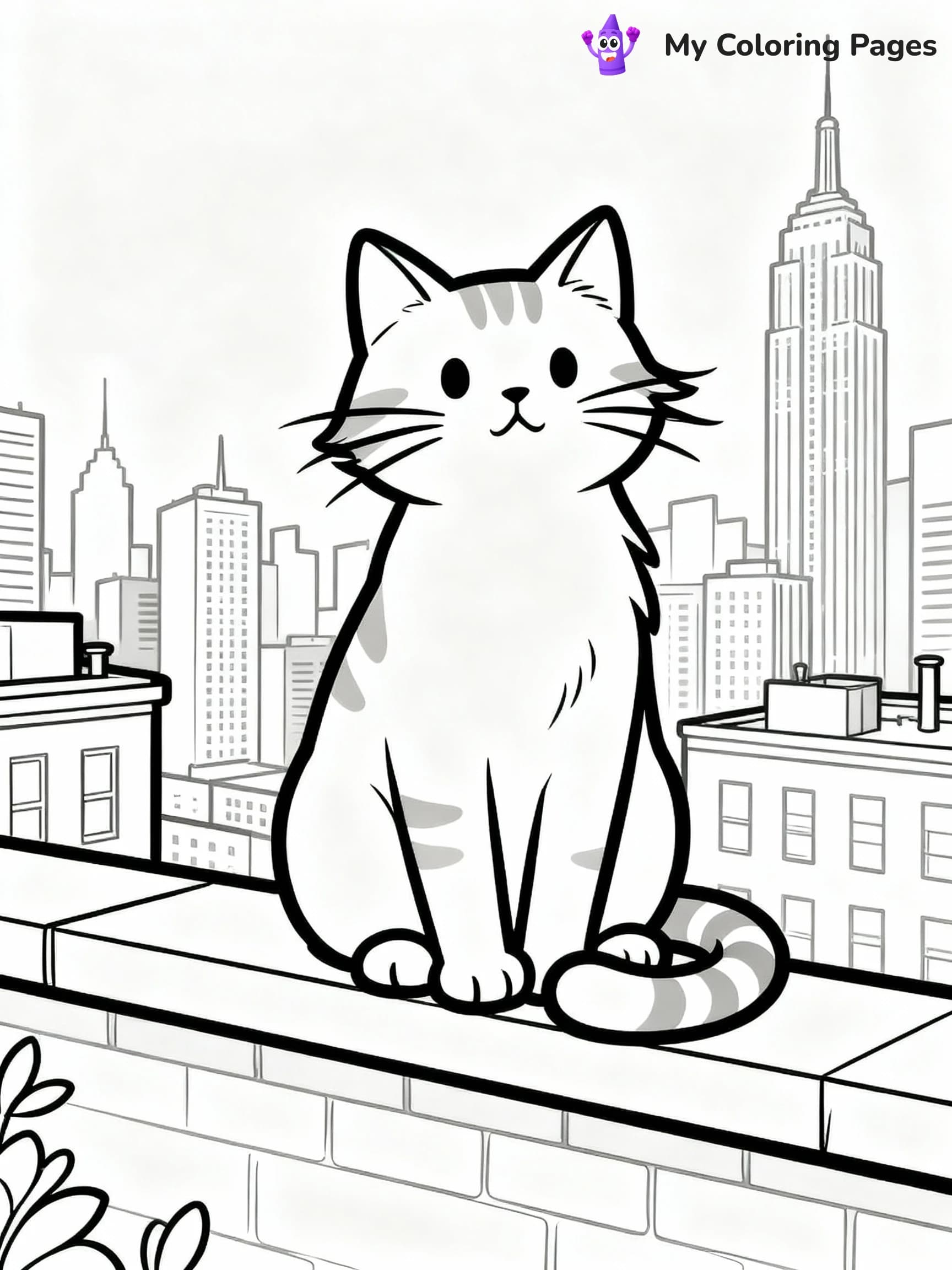 Cat Coloring Pages - 17
