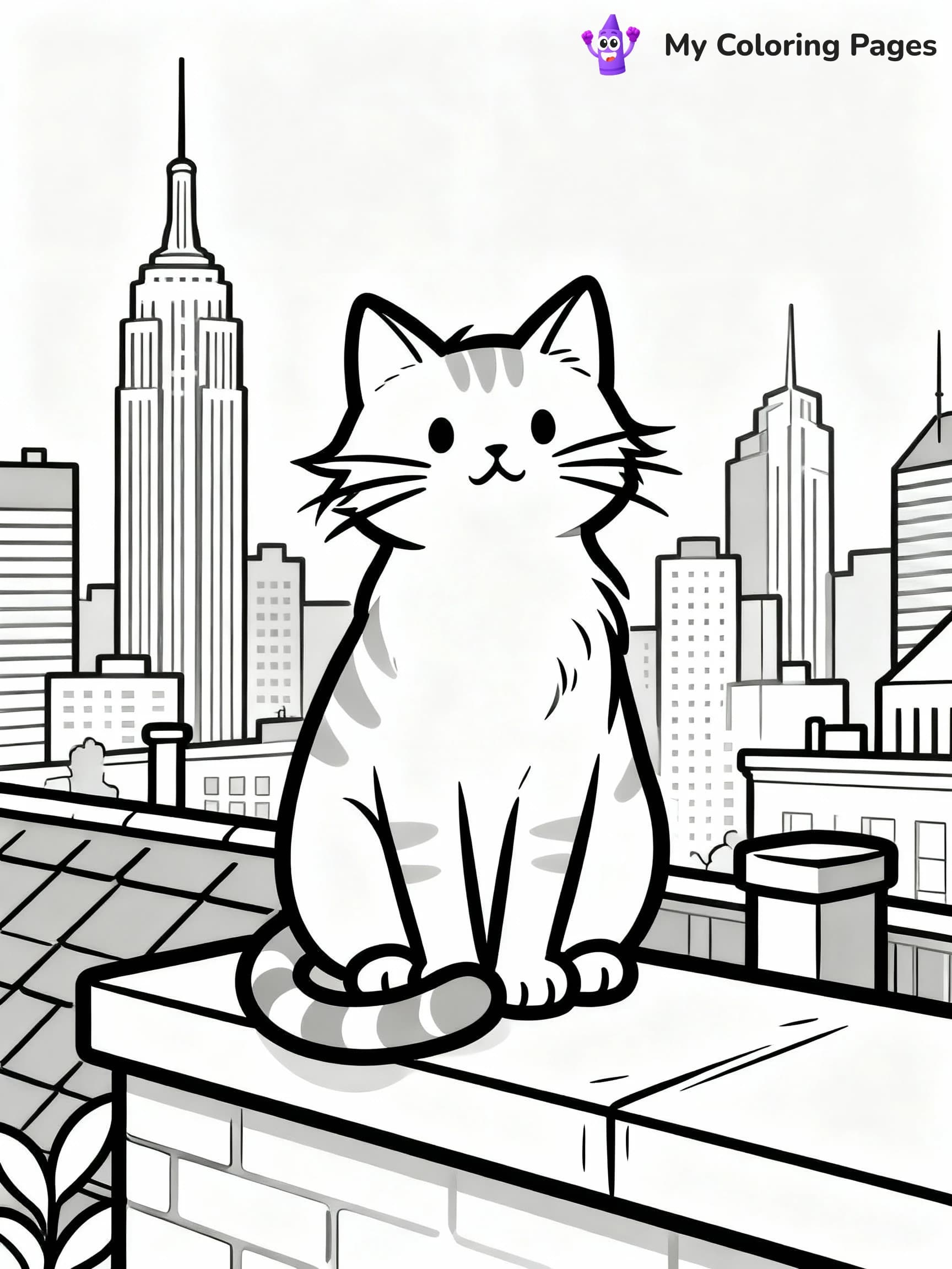 Cat Coloring Pages - 11