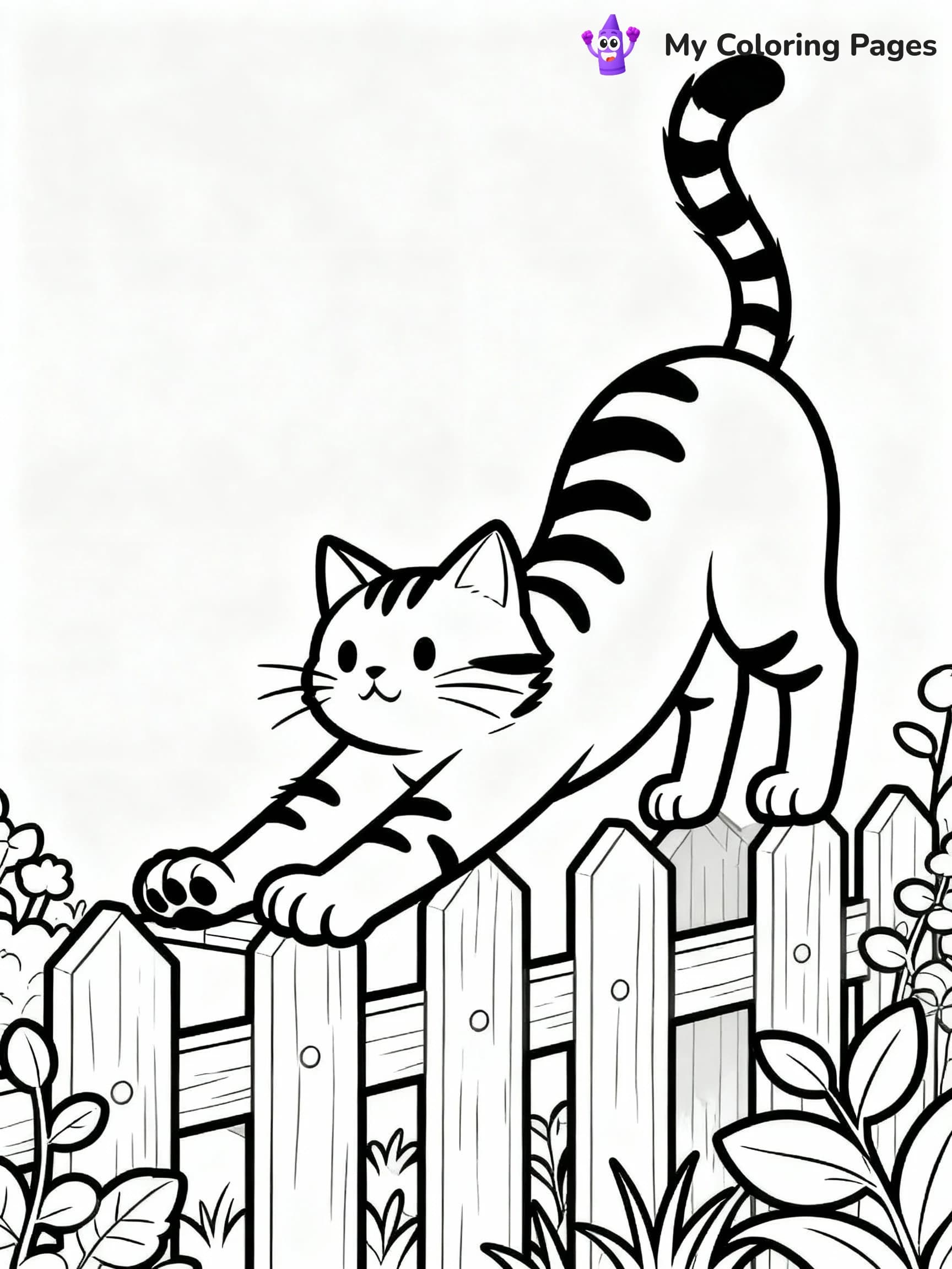 Cat Coloring Pages - 3