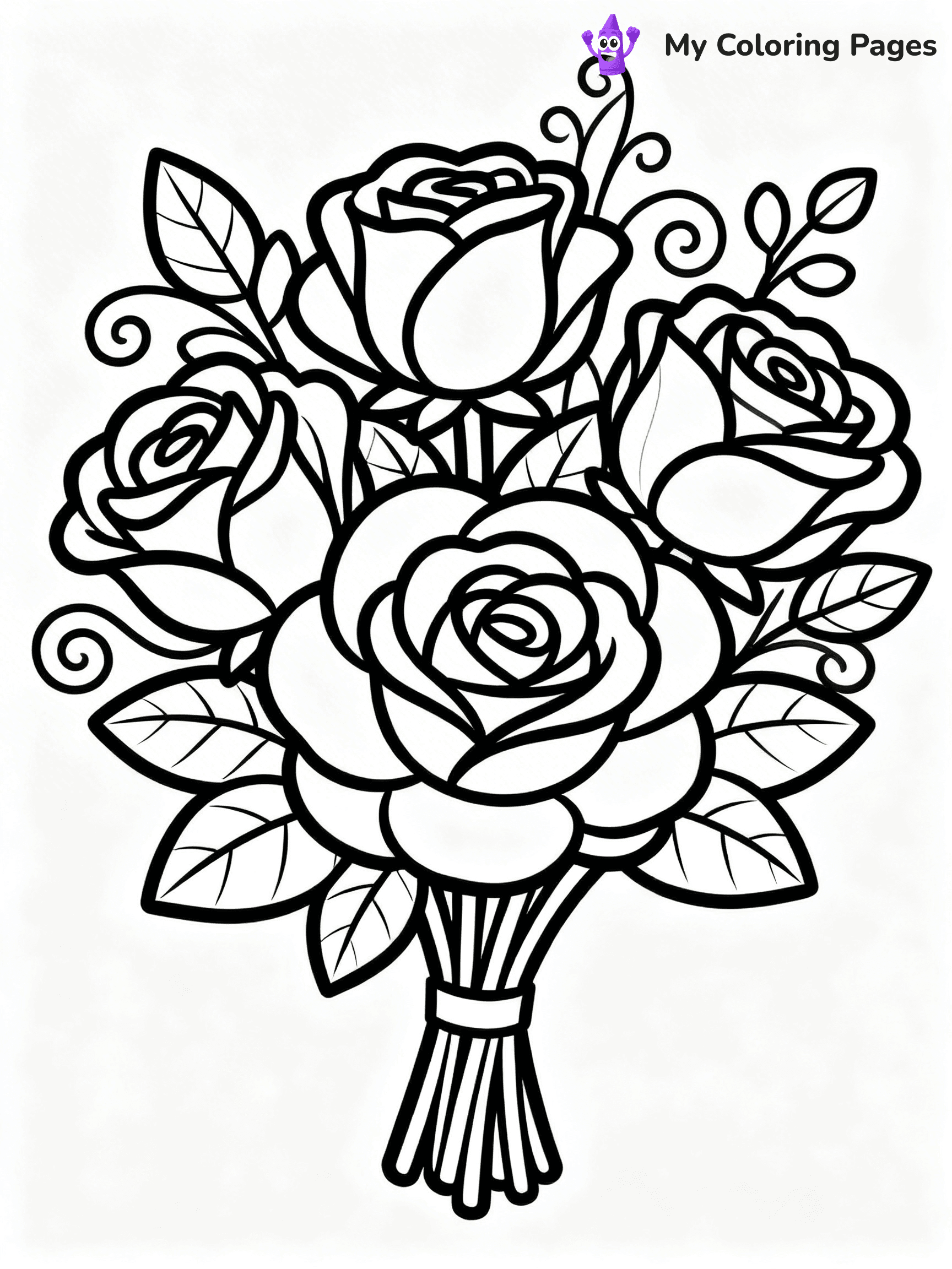 Roses Coloring Pages - 44