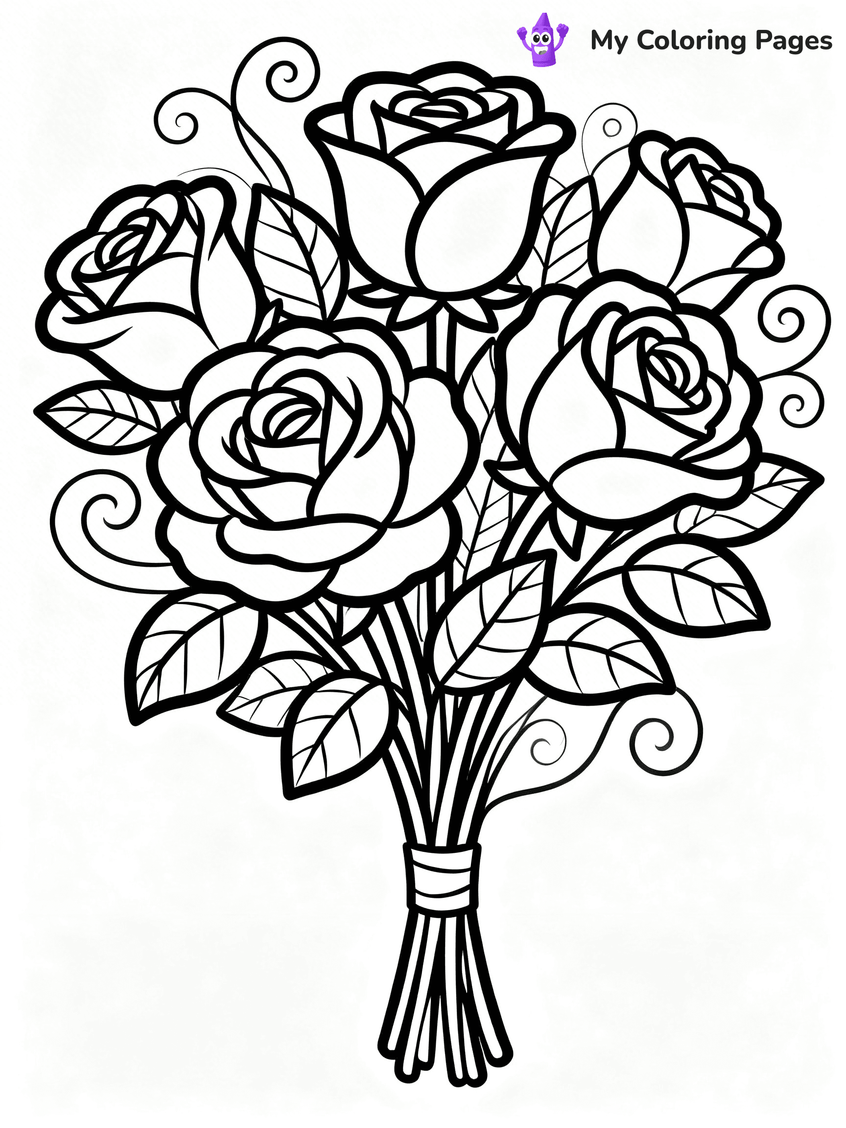 Roses Coloring Pages - 40