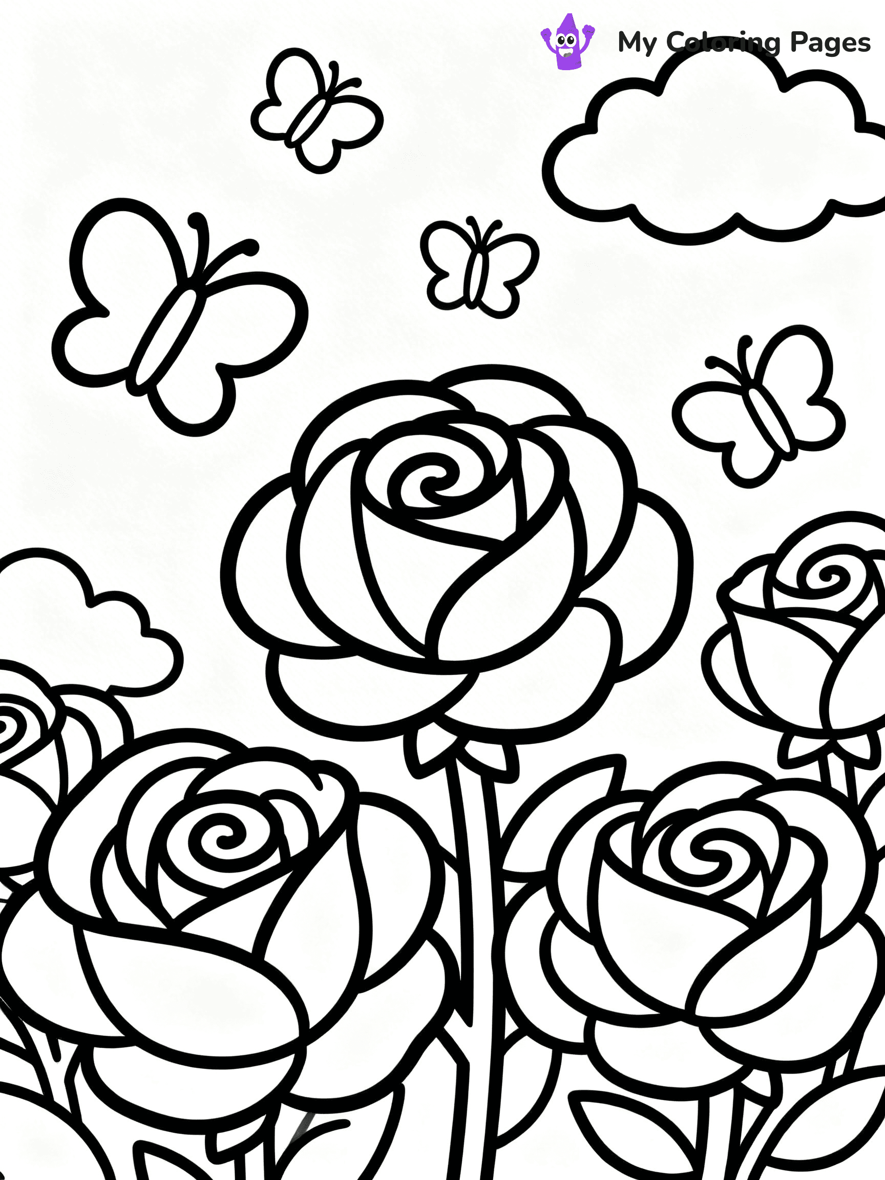 Roses Coloring Pages - 33