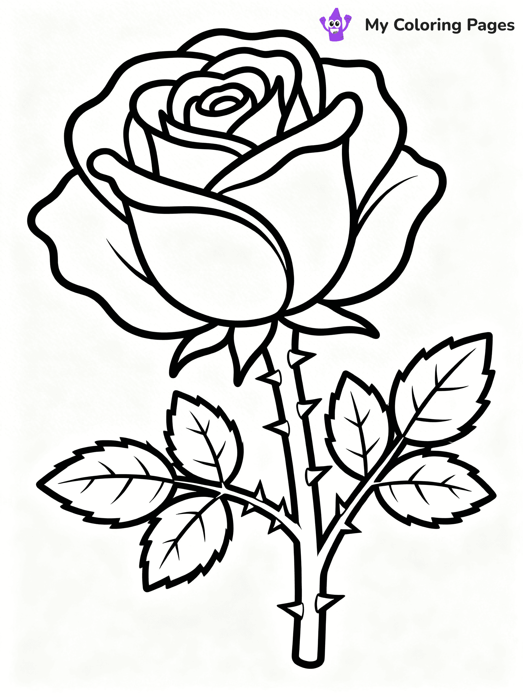 Roses Coloring Pages - 27