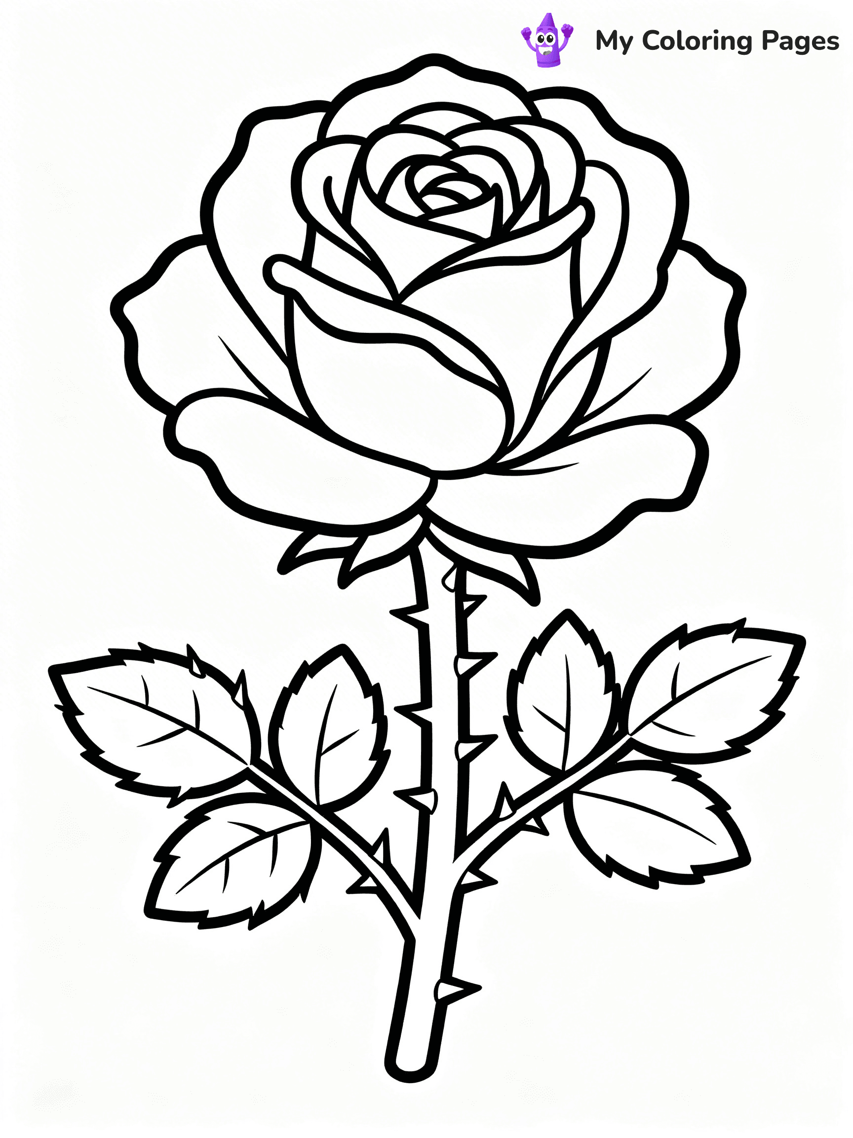 Roses Coloring Pages - 26