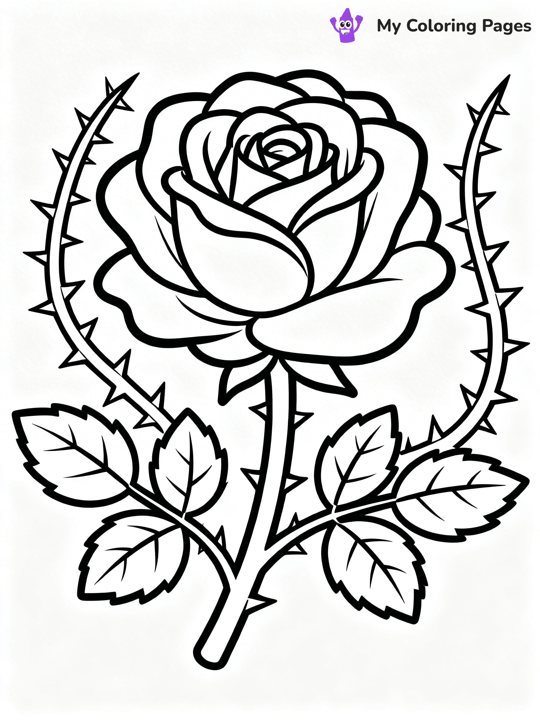 Roses Coloring Pages - 25