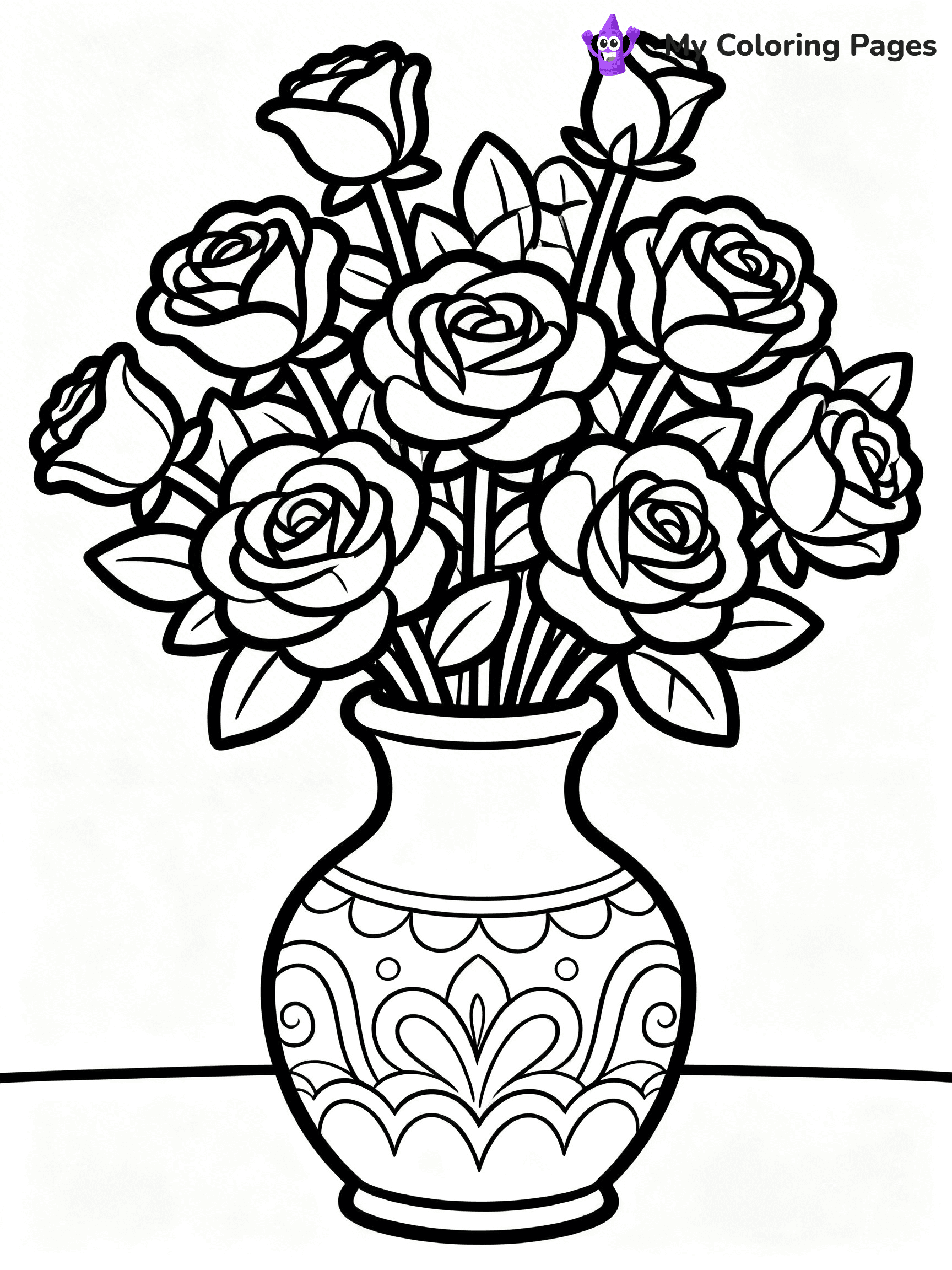 Roses Coloring Pages - 22