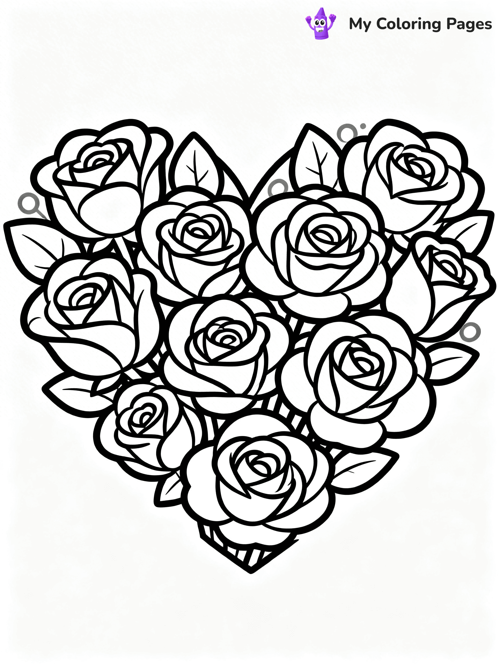 Roses Coloring Pages - 10