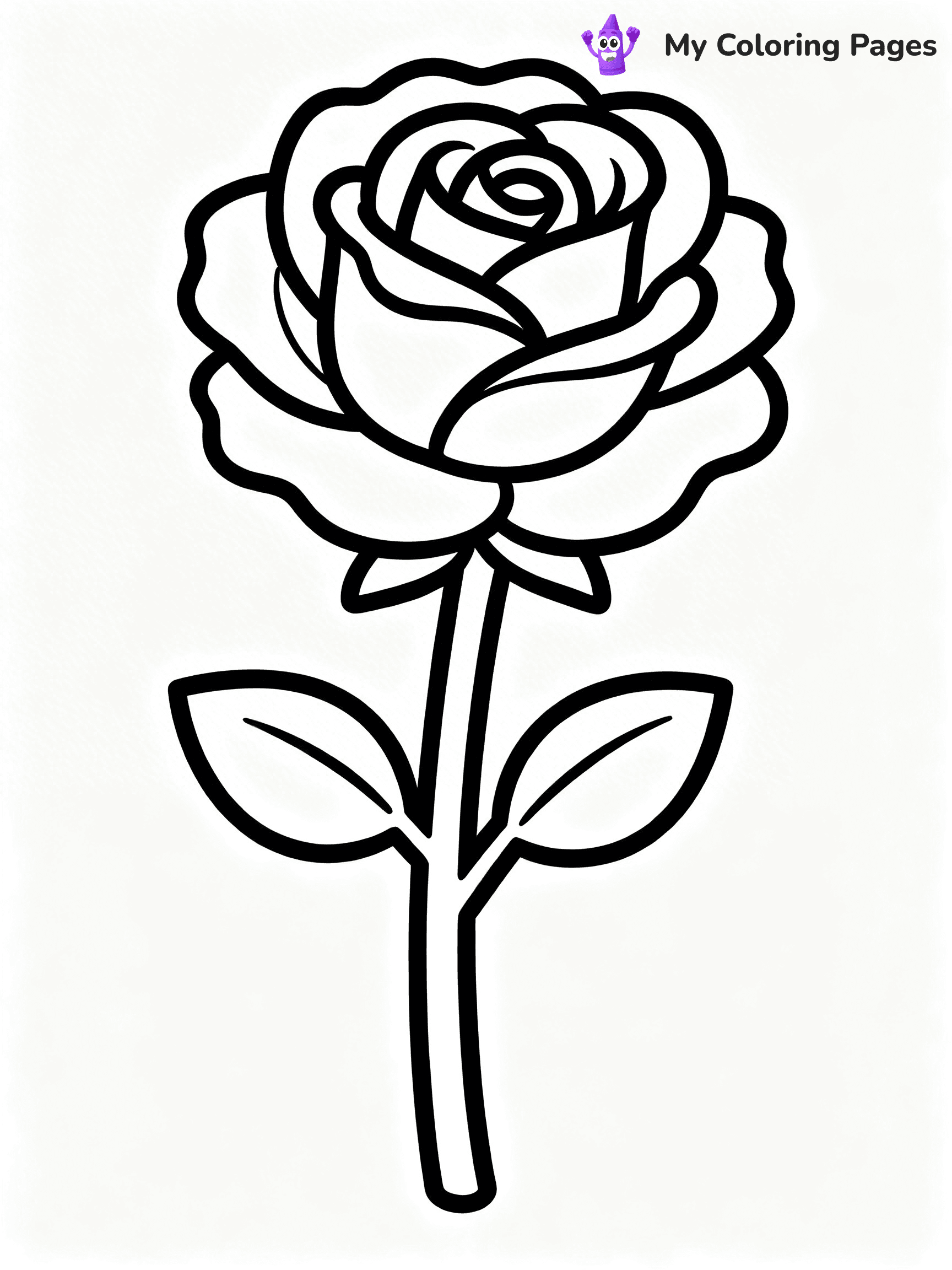 Roses Coloring Pages - 6