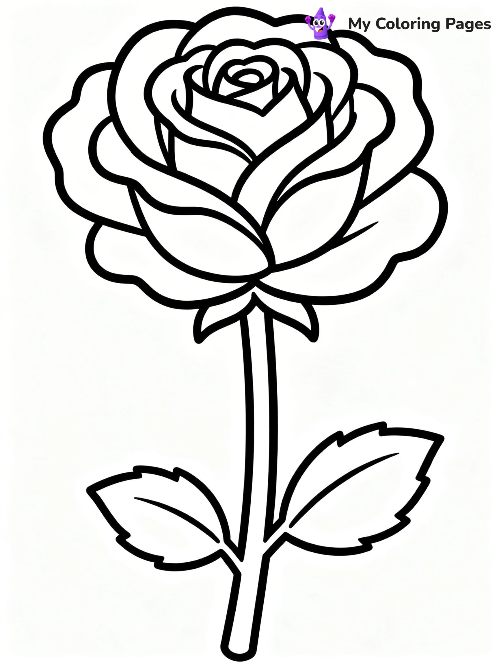 Roses Coloring Pages - 5