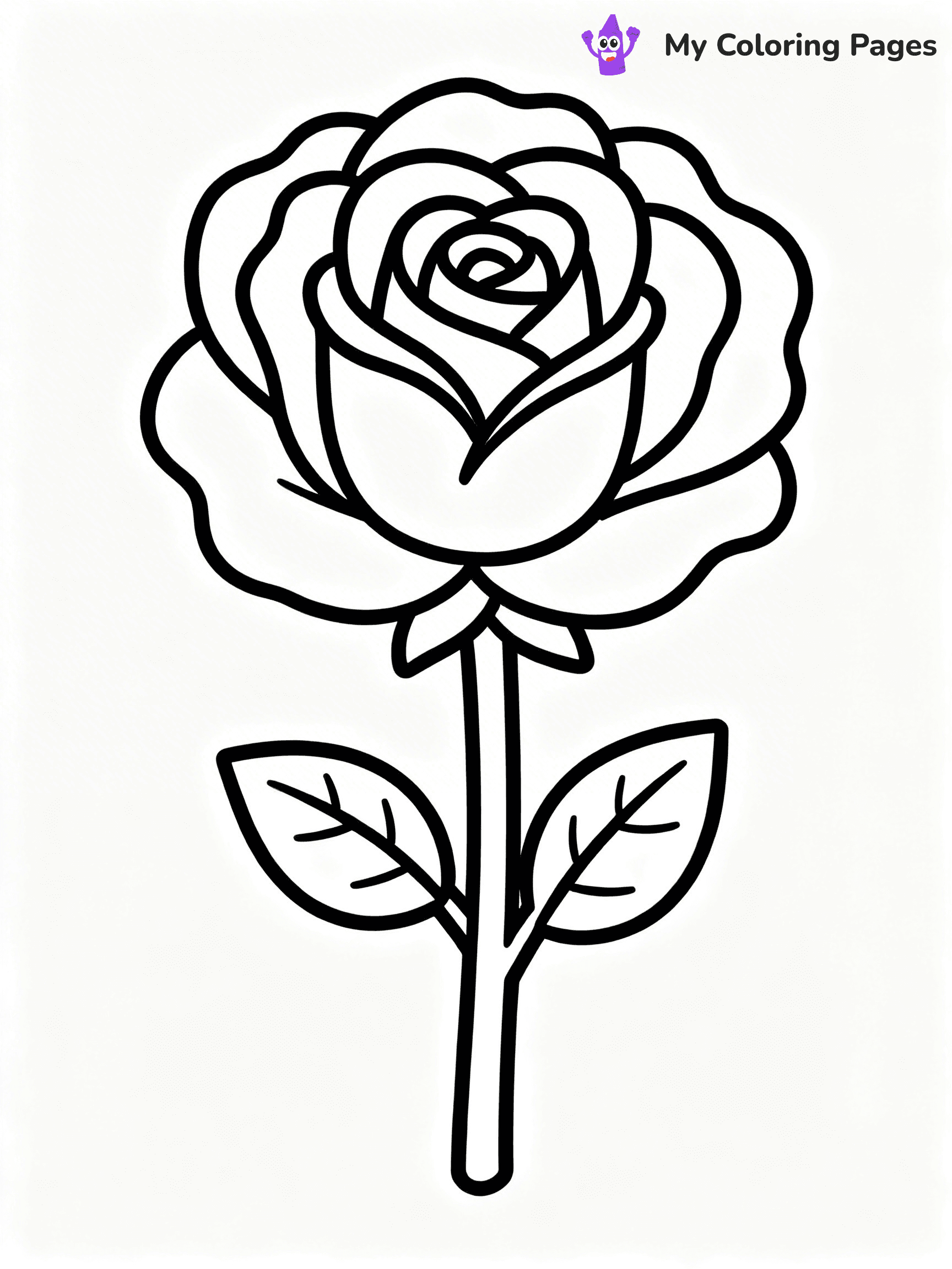 Roses Coloring Pages - 4