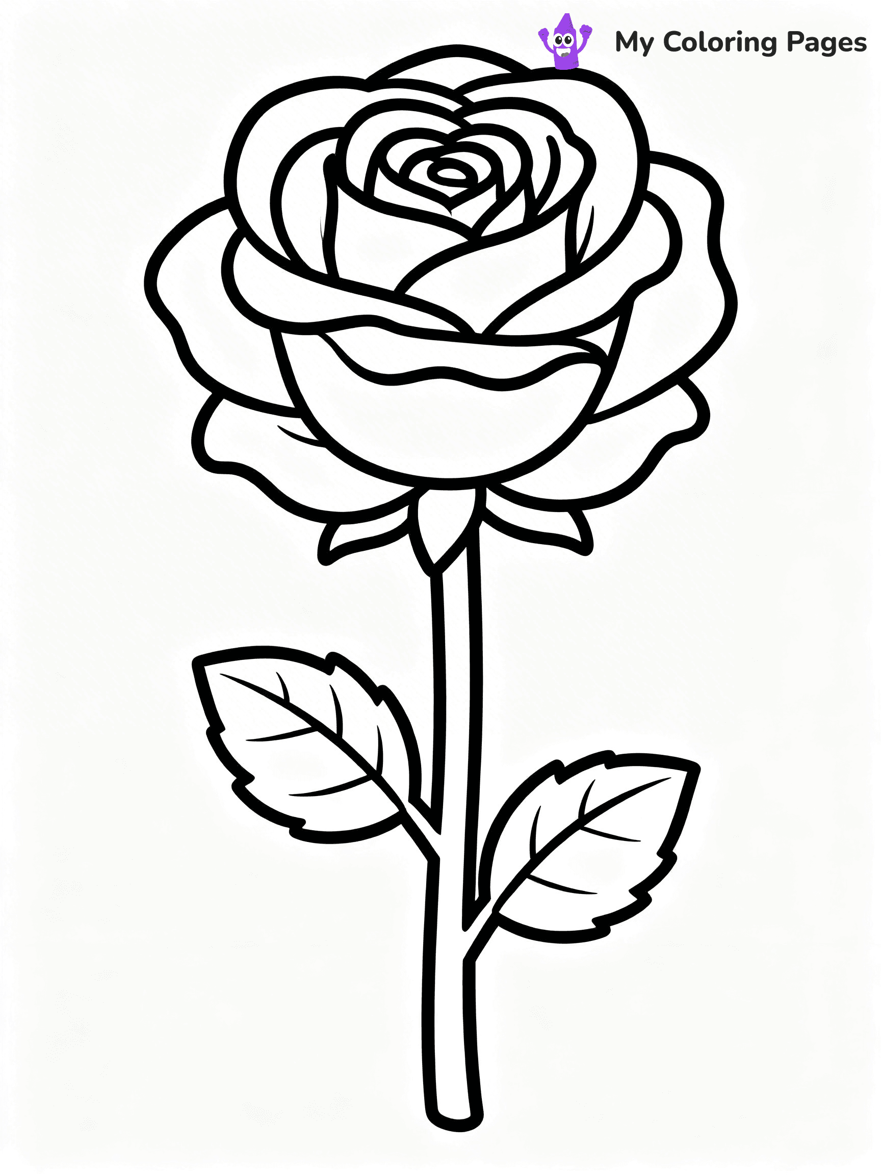 Roses Coloring Pages - 2