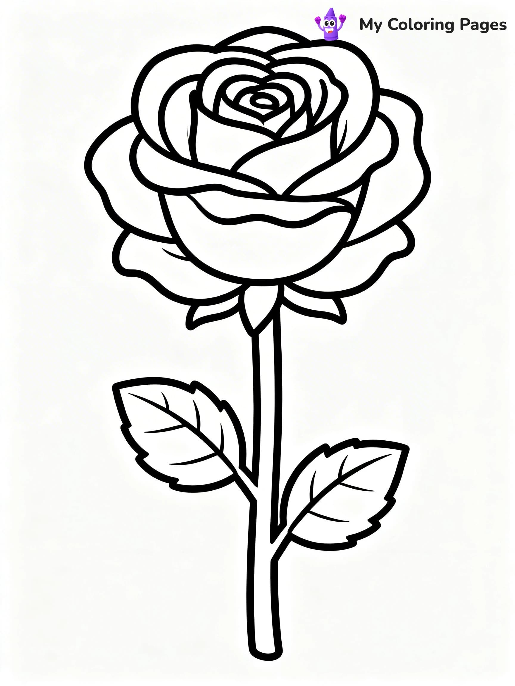 Roses Coloring Pages - 2