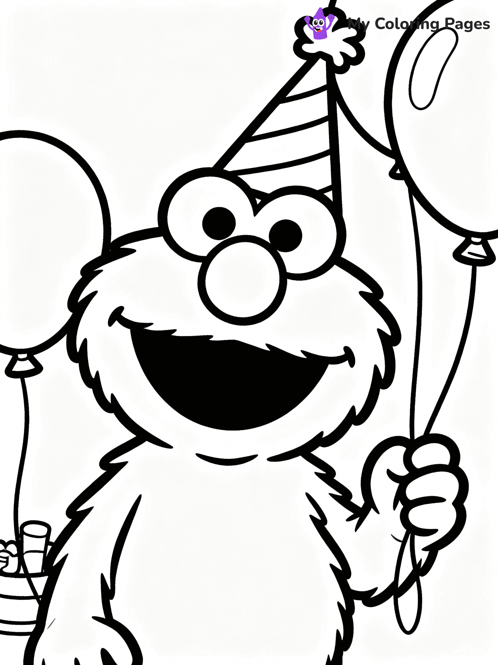 Elmo Coloring Pages - 33