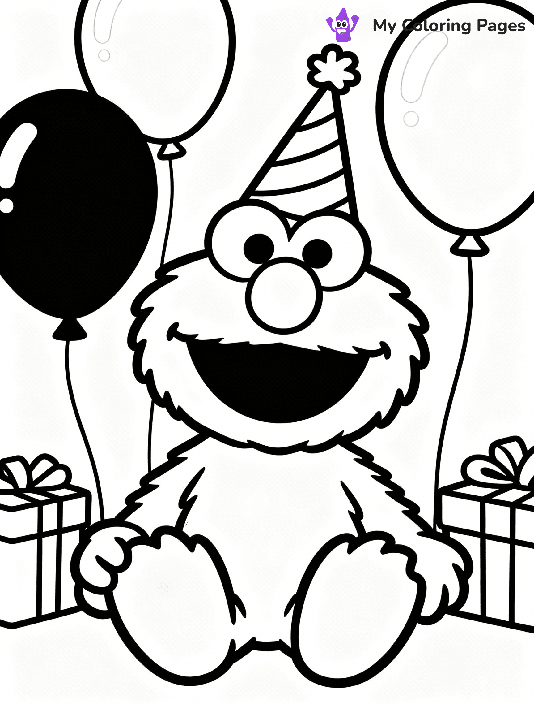 Elmo Coloring Pages - 32