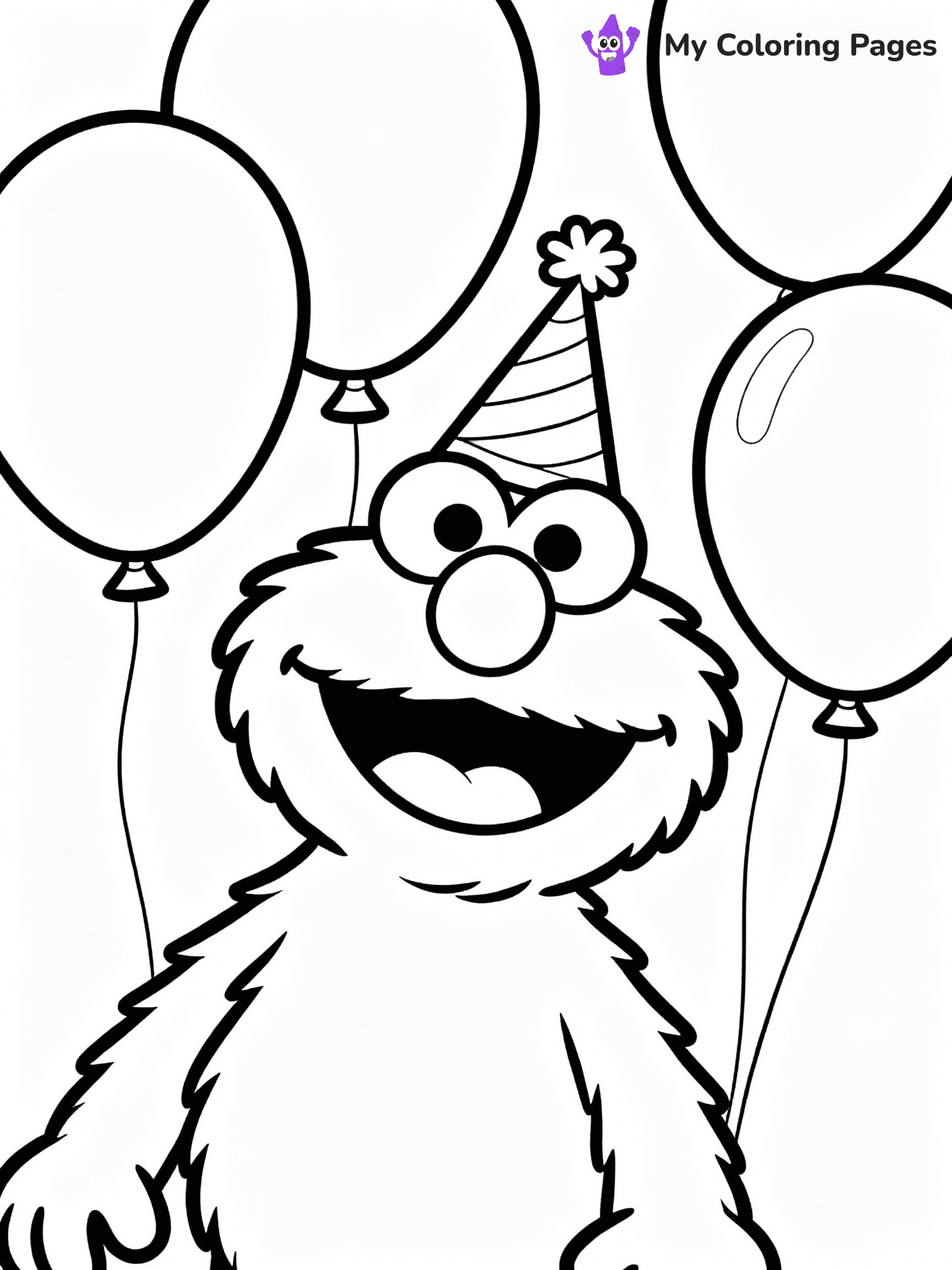 Elmo Coloring Pages - 29