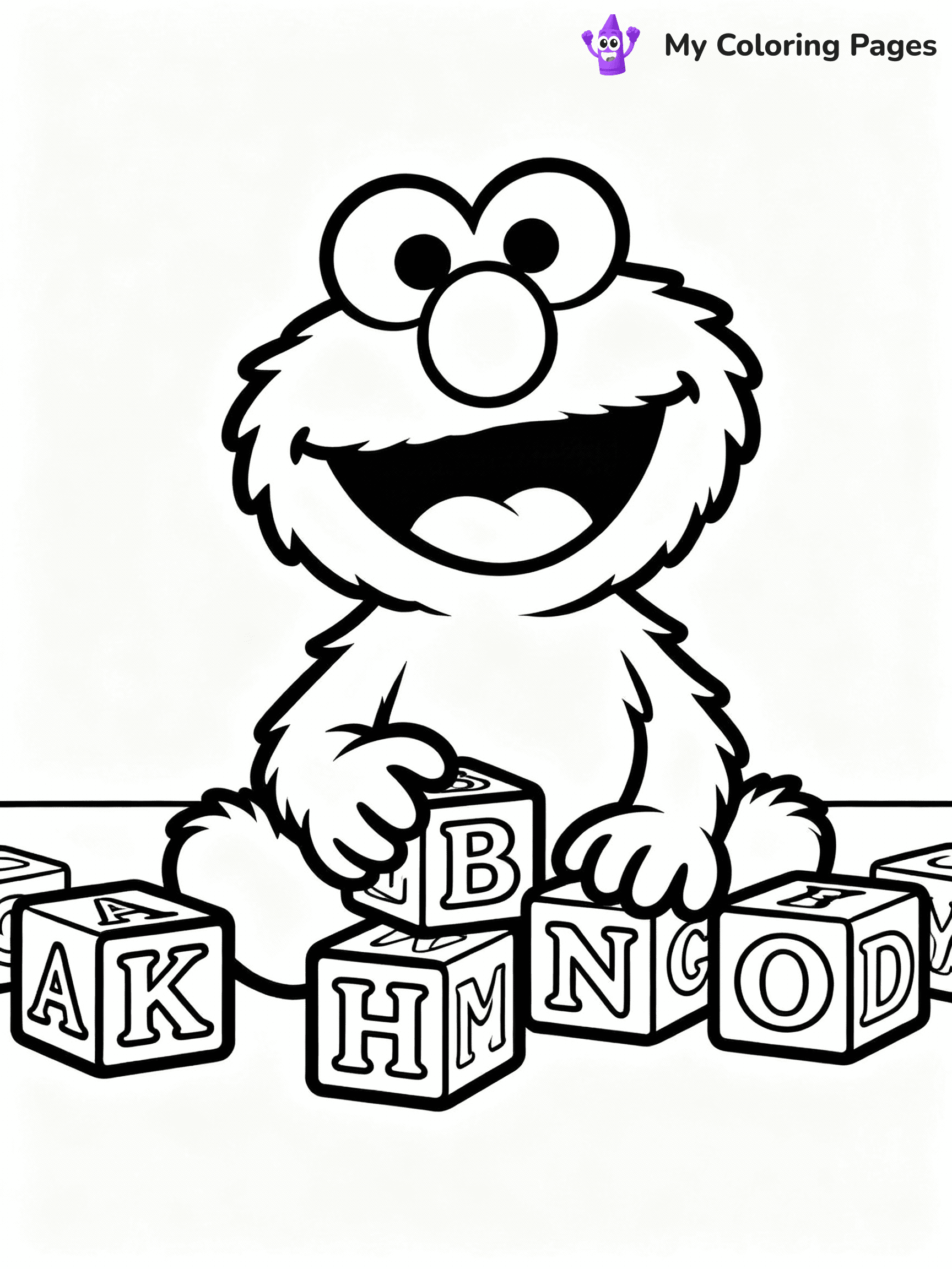 Elmo Coloring Pages - 27