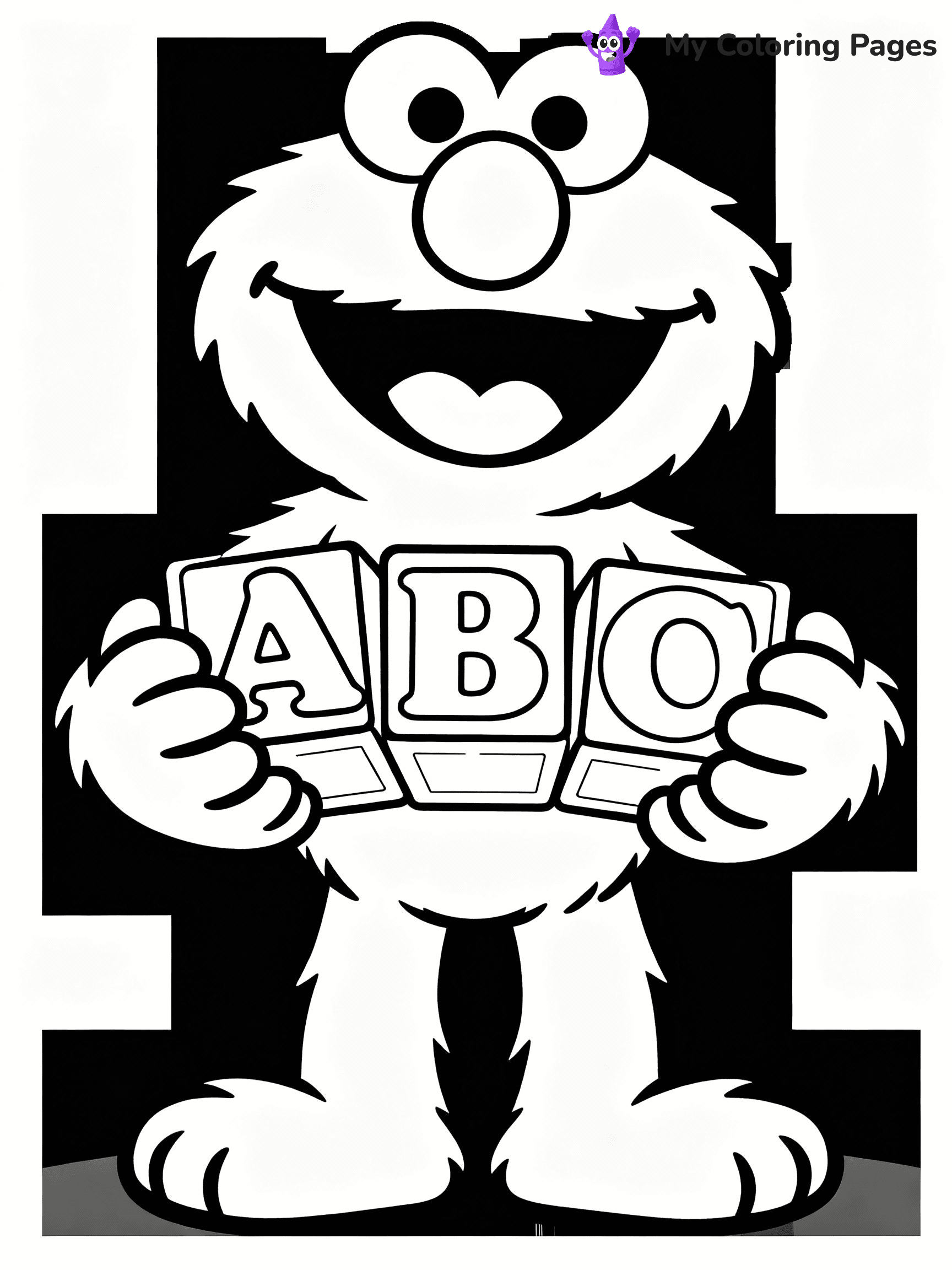 Elmo Coloring Pages - 24
