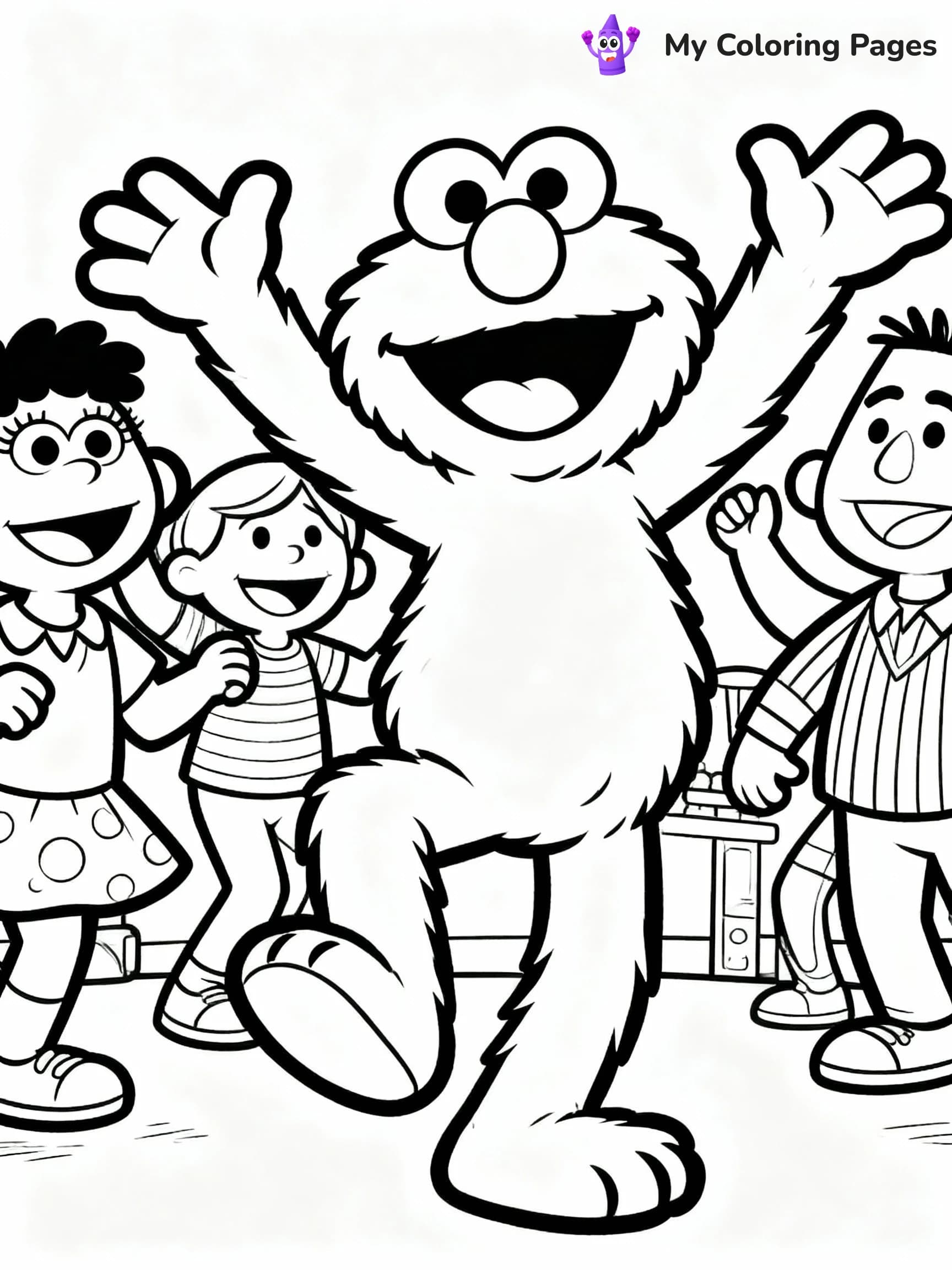 Elmo Coloring Pages - 22